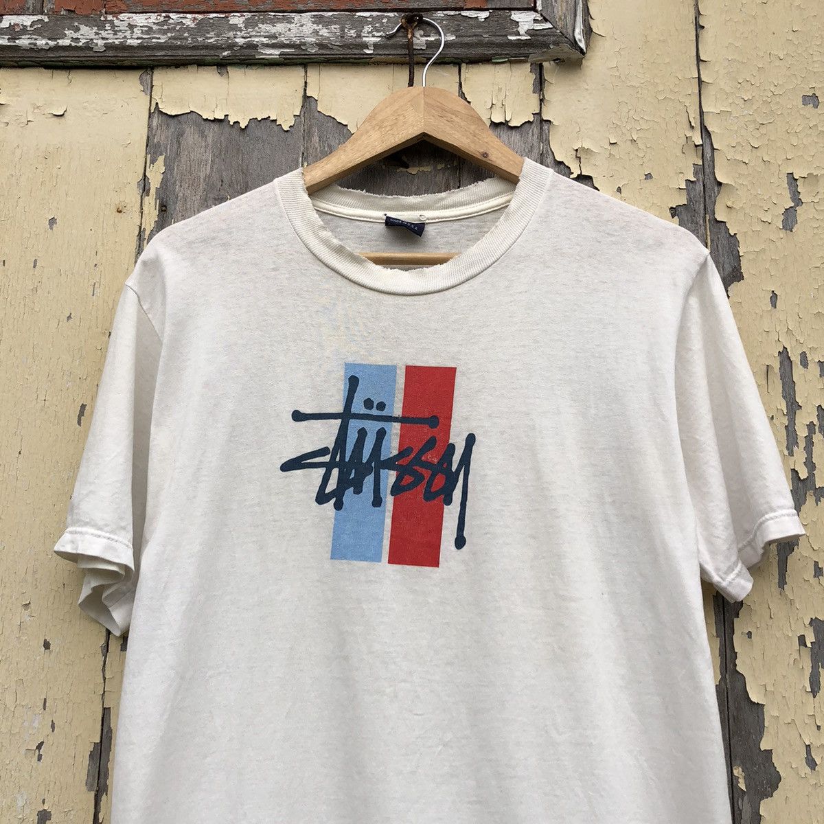 Stussy 🔥Distressed🔥 Vintage 90s Stussy Made in USA Tshirt Size US M / EU 48-50 / 2 - 2 Thumbnail