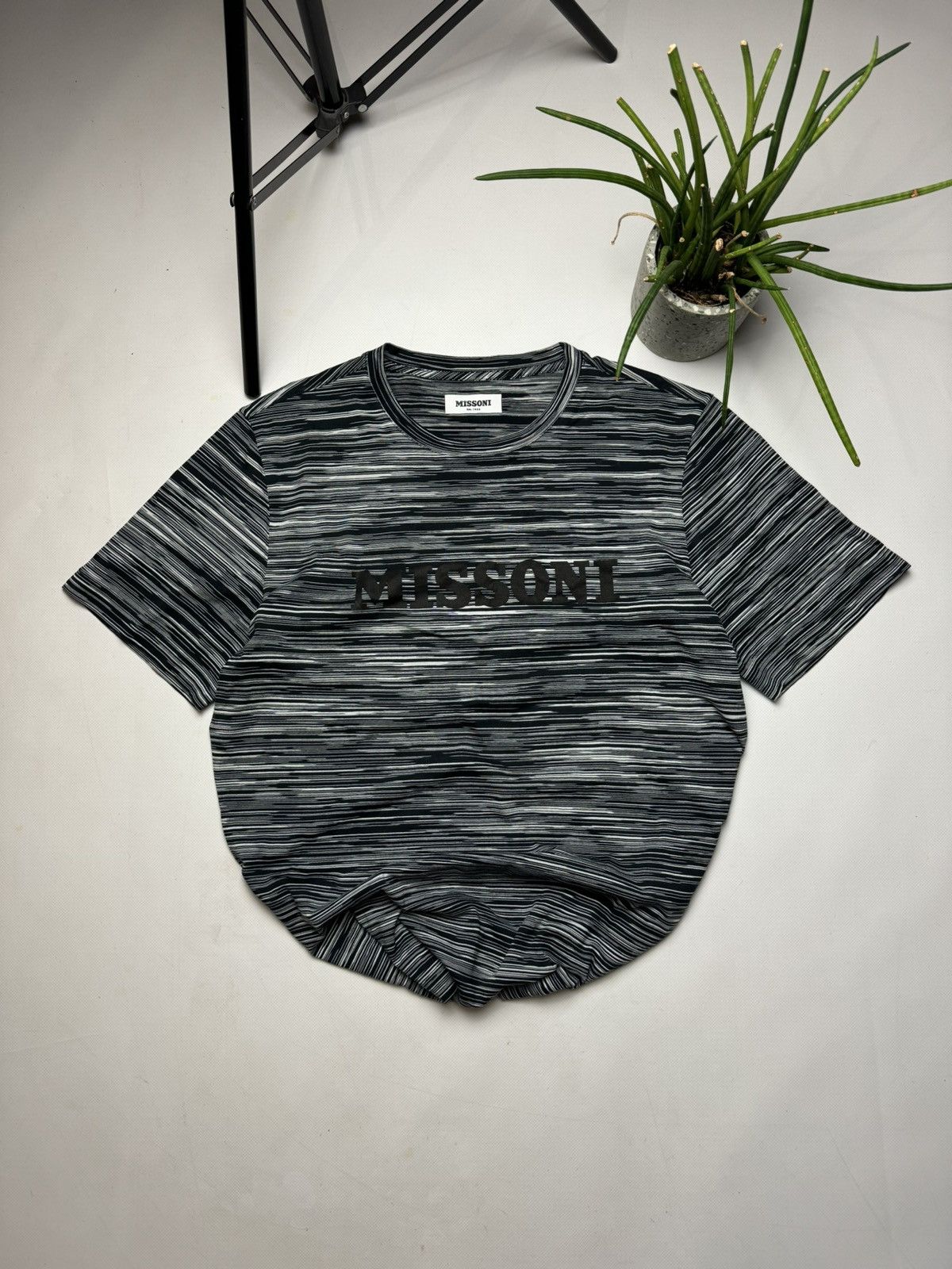Missoni Rare vintage Missoni T-shirt big logo y2k Size US L / EU 52-54 / 3 - 1 Thumbnail