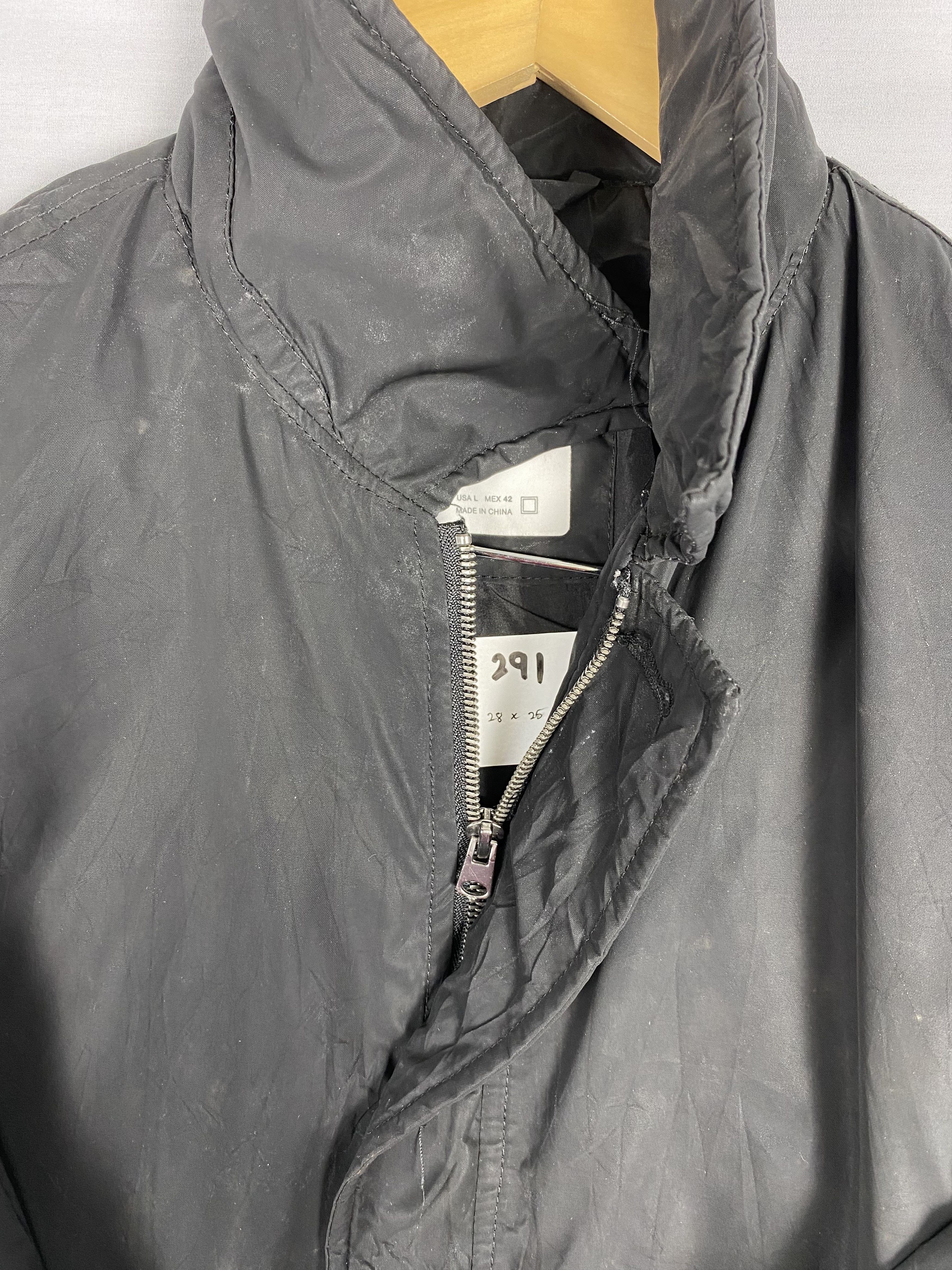 Zara Vintage ZARA Zip Up Black Light Jacket Size US L / EU 52-54 / 3 - 7 Thumbnail