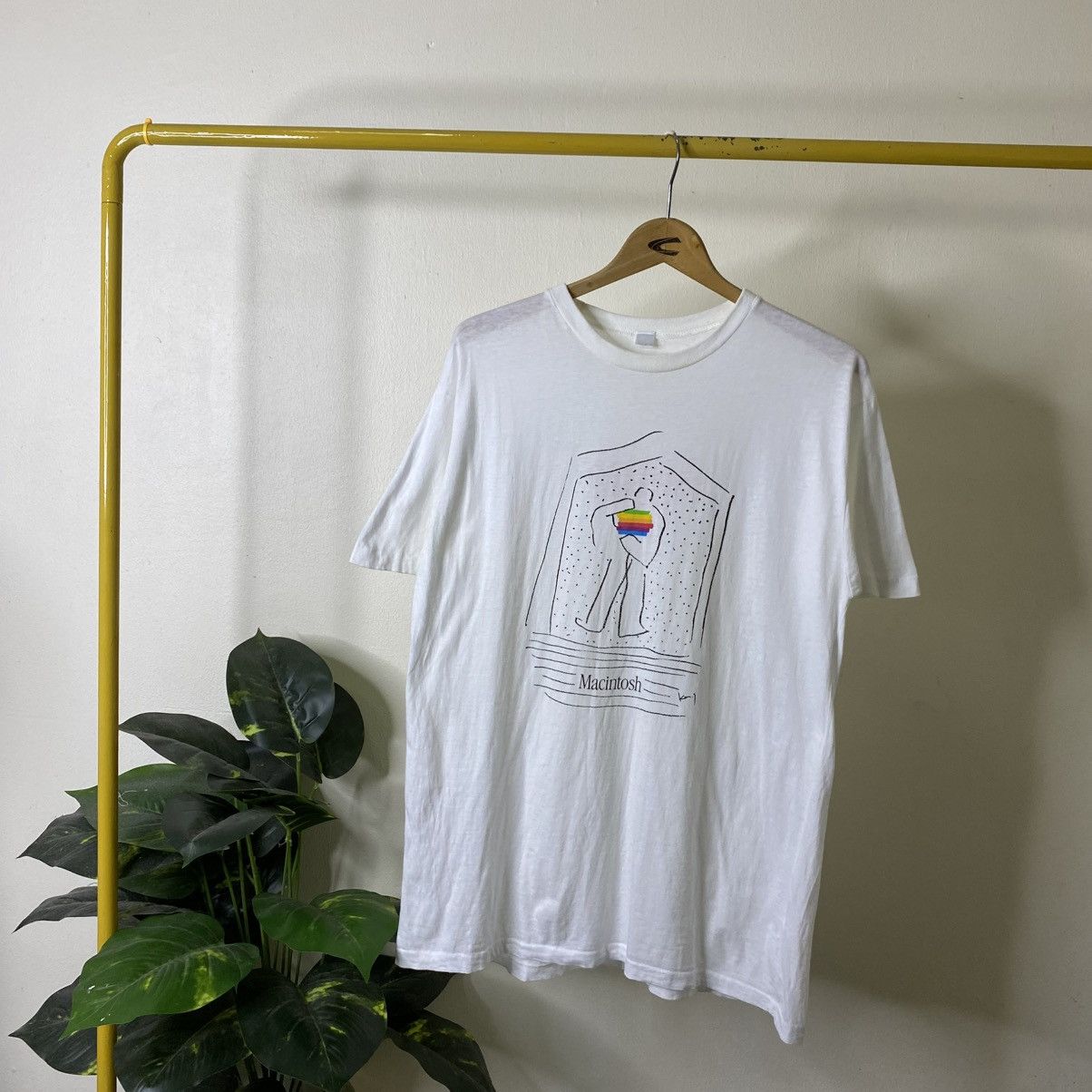Apple × Vintage Vintage 1991 System 7 MACINTOSH APPLE Computers t