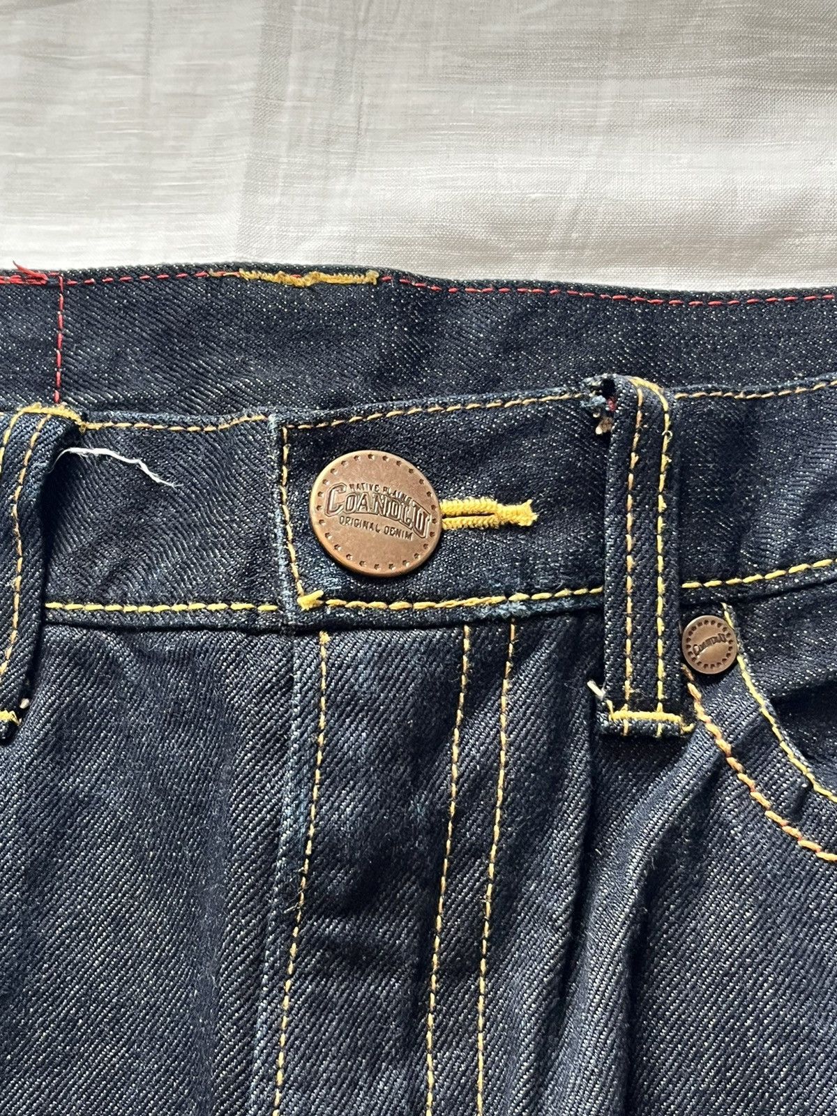 If Six Was Nine × Japanese Brand Selvedge Co & Lu Denim Jeans Motor Racing Spellout Size US 30 / EU 46 - 8 Thumbnail