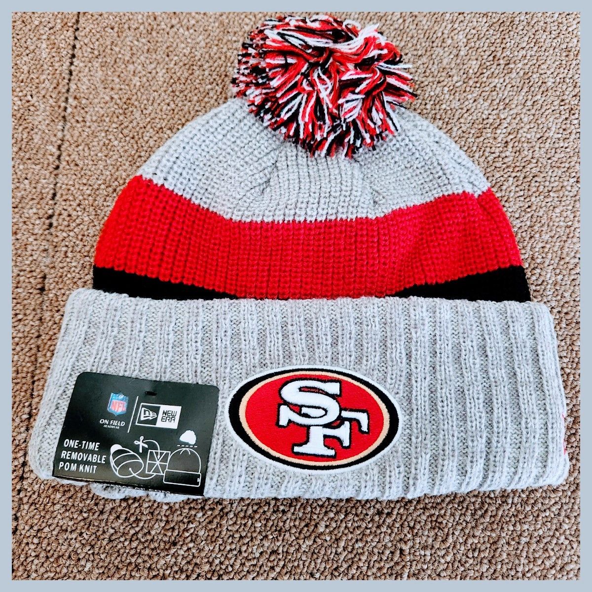 New Era SAN FRANCISCO 49ERS NFL FOOTBALL BEANIE HAT. Size ONE SIZE - 1 Preview