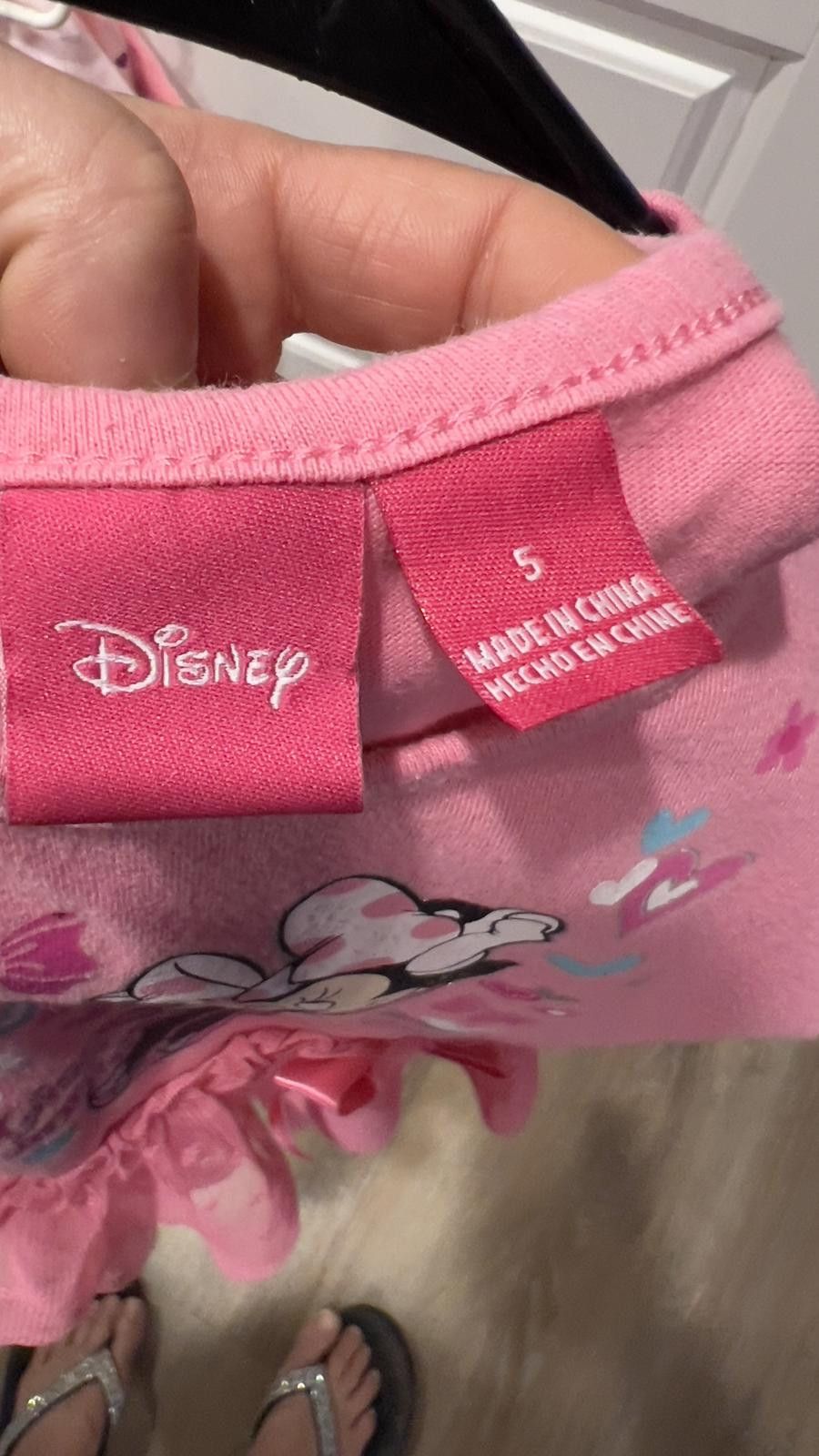 Disney Disney Minnie Mouse Pink Dress for Girls - Size 5 Size ONE SIZE - 3 Thumbnail