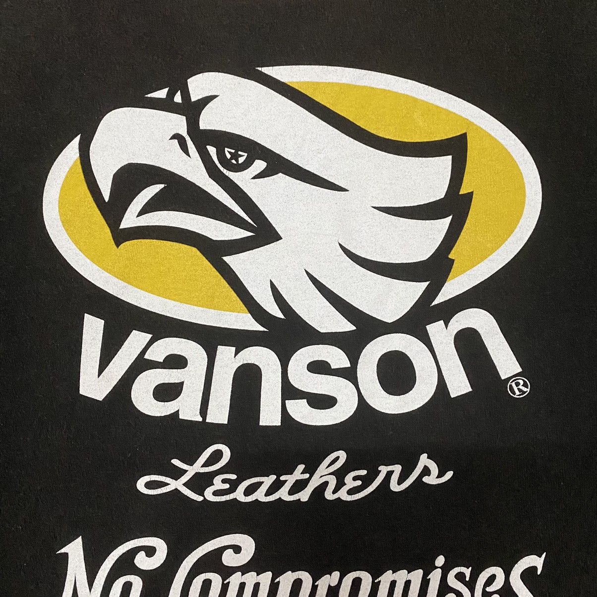 Vanson Leathers Vanson Leathers Bikers T Shirt Faded Medium Size Size US M / EU 48-50 / 2 - 9 Thumbnail