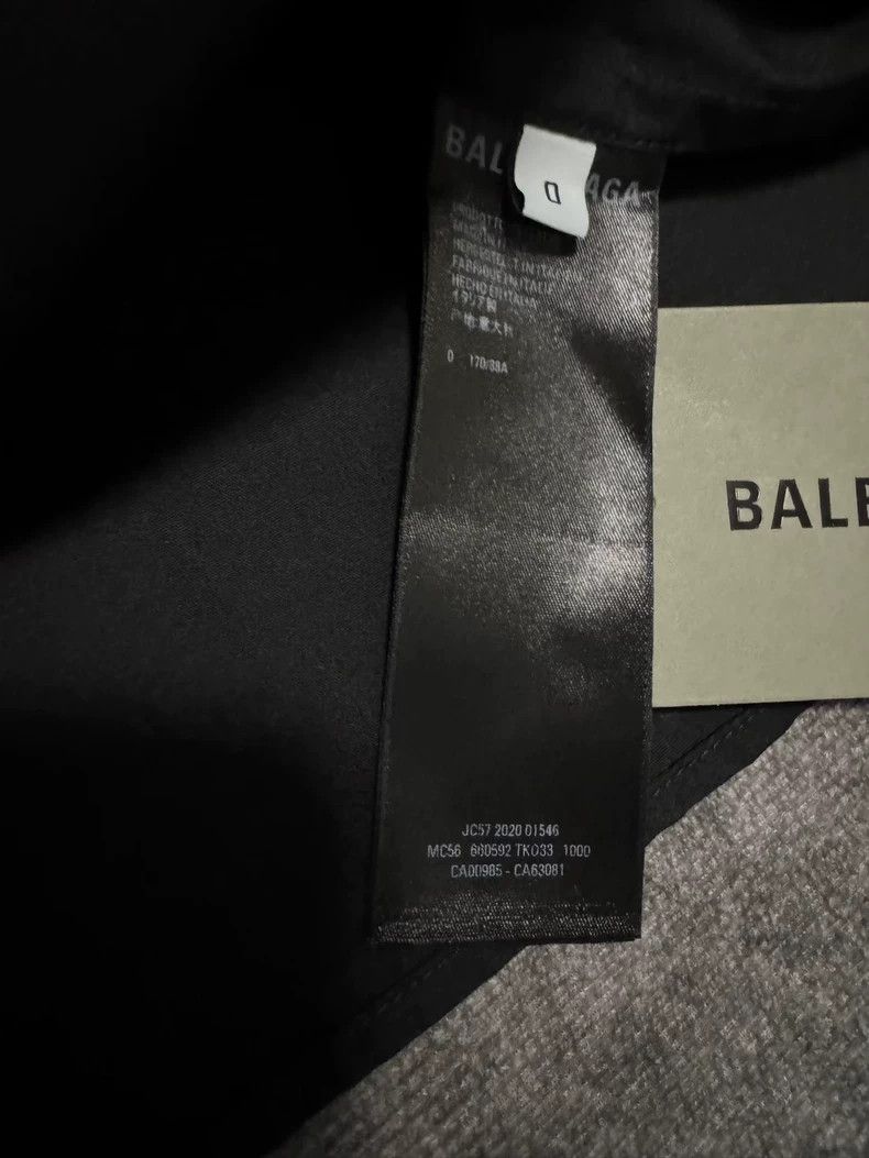 Balenciaga Balenciaga Black logo short sleeve shirt Size US XS / EU 42 / 0 - 4 Thumbnail