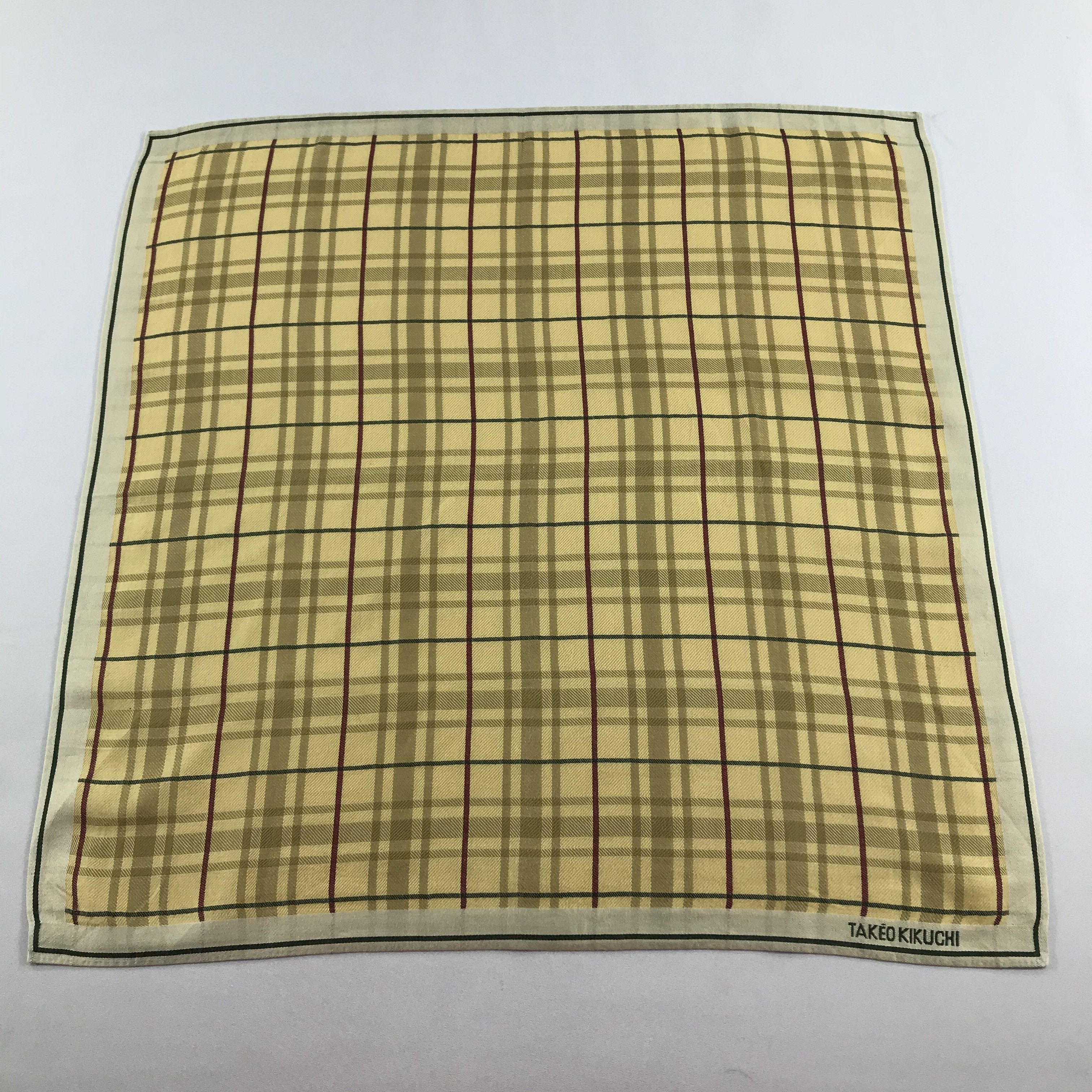 Takeo Kikuchi Takeo Kikuchi Check Handkerchief Neckerchief Bandana H903 Size ONE SIZE - 2 Thumbnail
