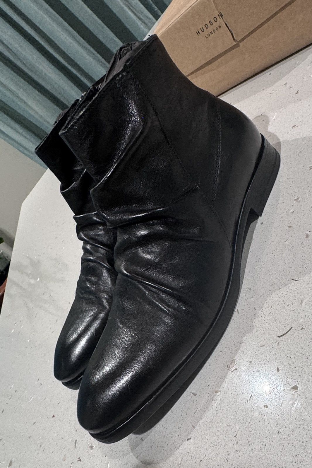 Hudson Hudson Reuben Leather Boots Size US 7 / EU 40 - 13 Thumbnail