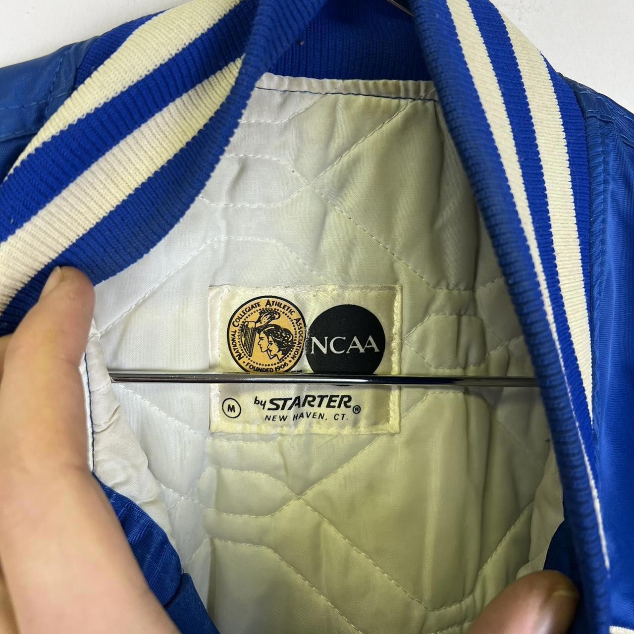Starter × Vintage Vintage Kentucky Varsity Jacket - Royal Blue Satin Starter Size US M / EU 48-50 / 2 - 7 Thumbnail