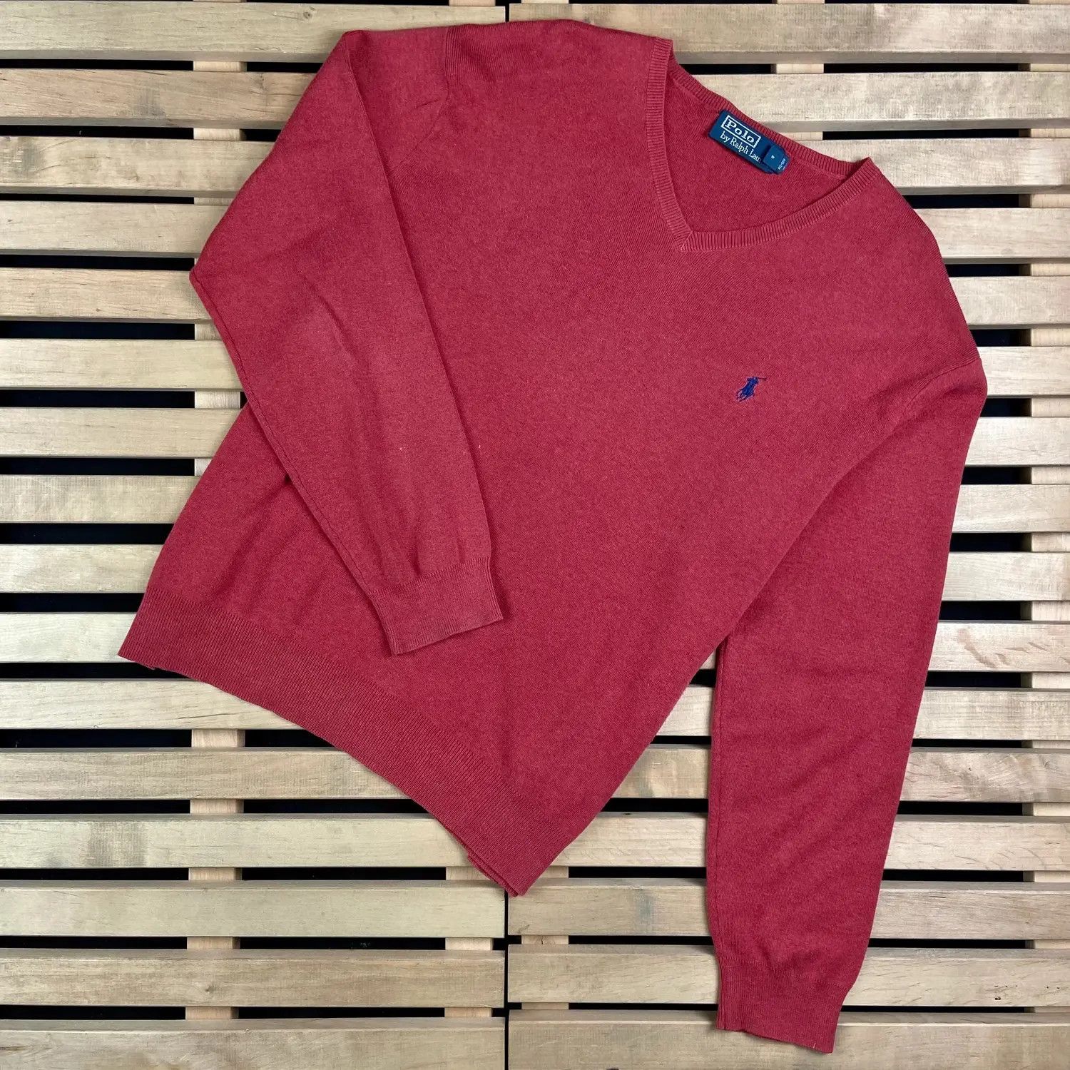 Polo Ralph Lauren Mens Sweater Jumper Polo Ralph Lauren V Neck Size L Size US L / EU 52-54 / 3 - 1 Thumbnail