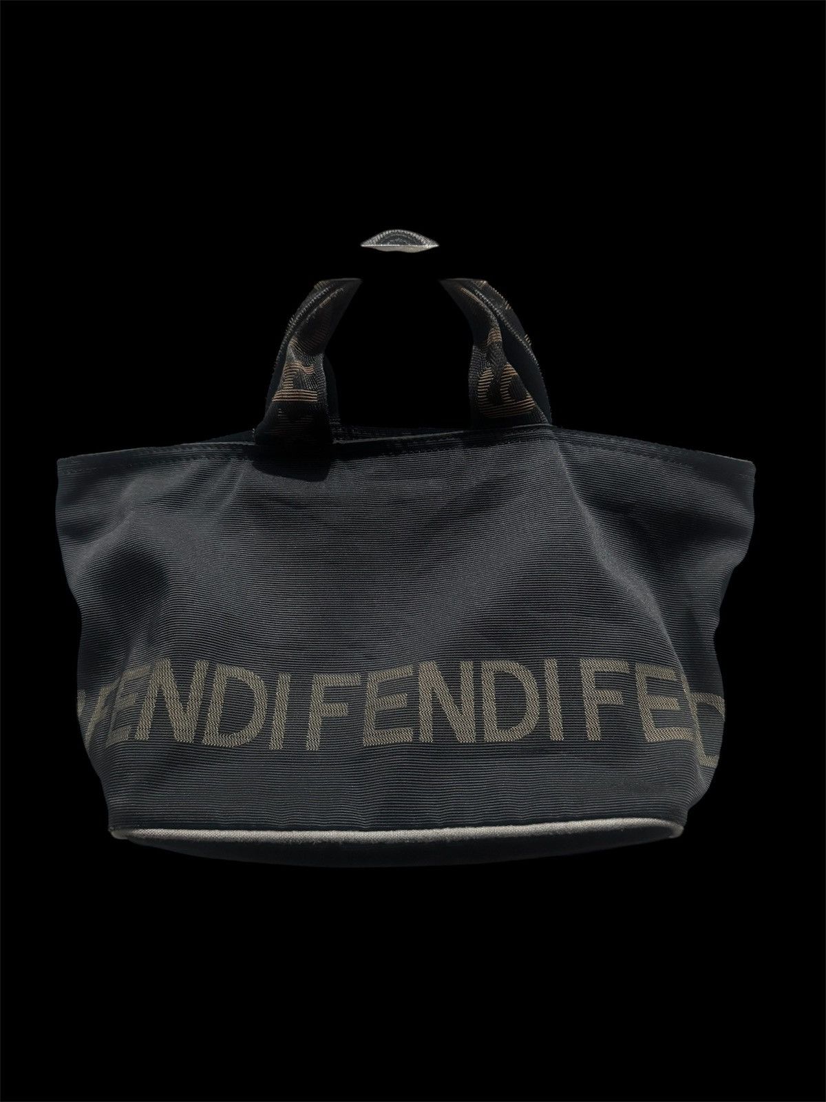 Fendi × Vintage Vintage FENDI Fabric Tote Bag Size ONE SIZE - 3 Thumbnail