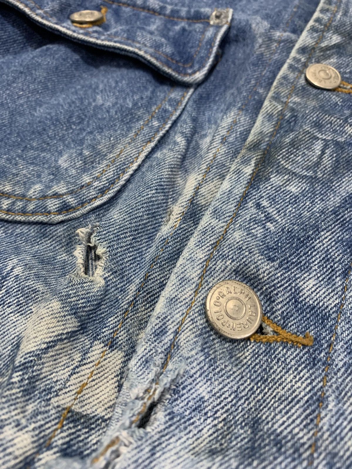 Polo Ralph Lauren × RRL Ralph Lauren 🔥VTG DISTRESSED POLO RL DENIM JACKETS Size US M / EU 48-50 / 2 - 9 Thumbnail