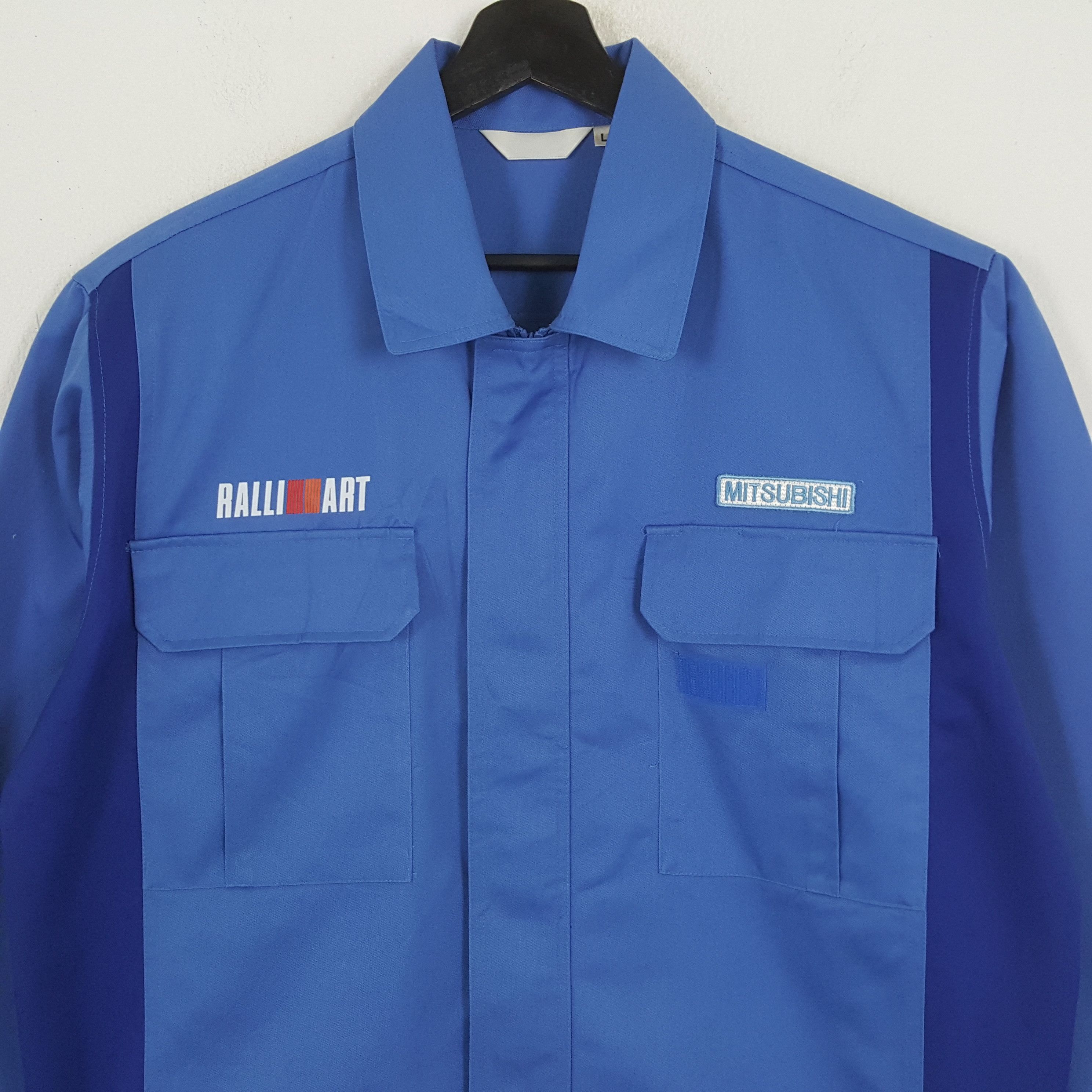 Japanese Brand × Vintage MITSUBISHI RALLI ART Japanese Motorsports Custom Art Jacket Size US L / EU 52-54 / 3 - 4 Thumbnail
