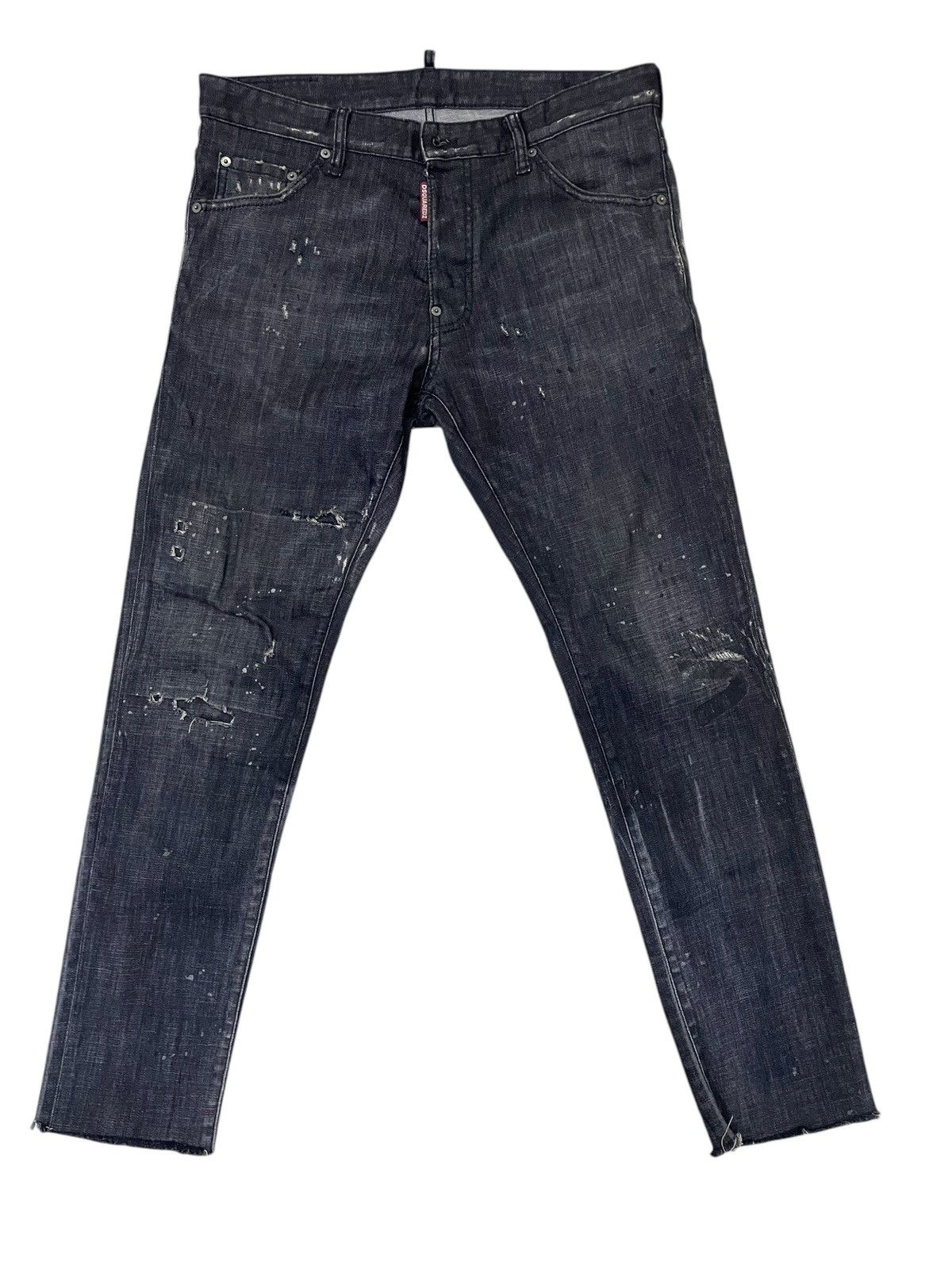 Designer × Dsquared2 Dsquared2 distressed skinny jeans Size US 35 - 1 Thumbnail