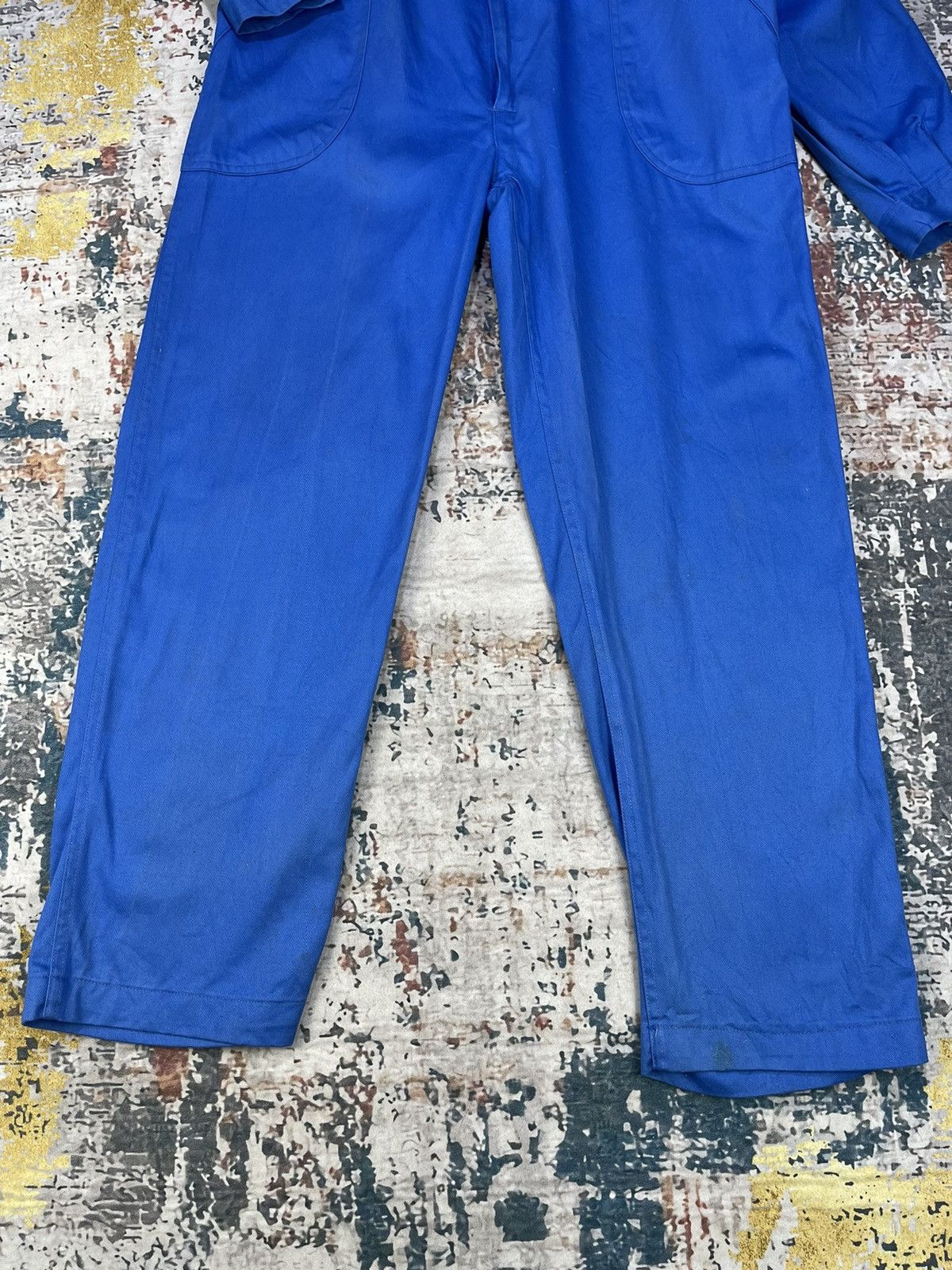 NASCAR Vintage Goodyear Back Hit Big Logo Mechanic Coveralls Size US 35 - 10 Thumbnail
