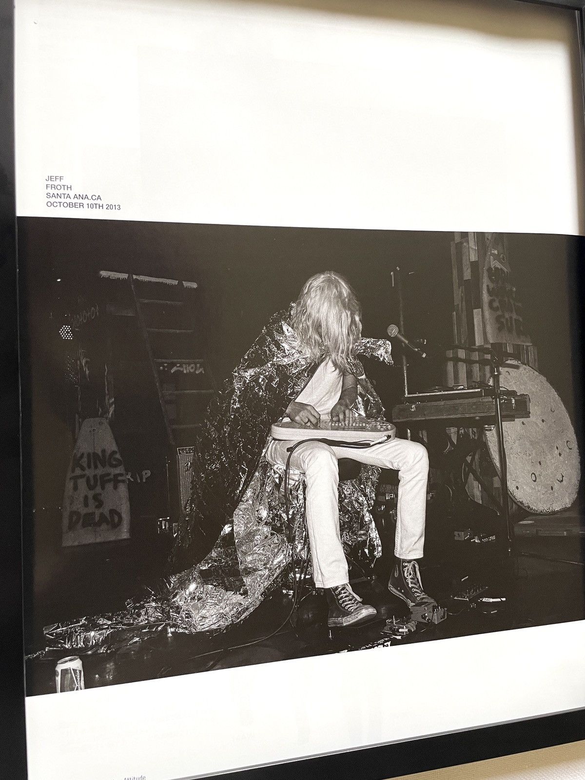 Hedi Slimane × Saint Laurent Paris × Yves Saint Laurent Hedi Slimane Jeff Froth photographed framed poster 9x11 Size ONE SIZE - 2 Thumbnail