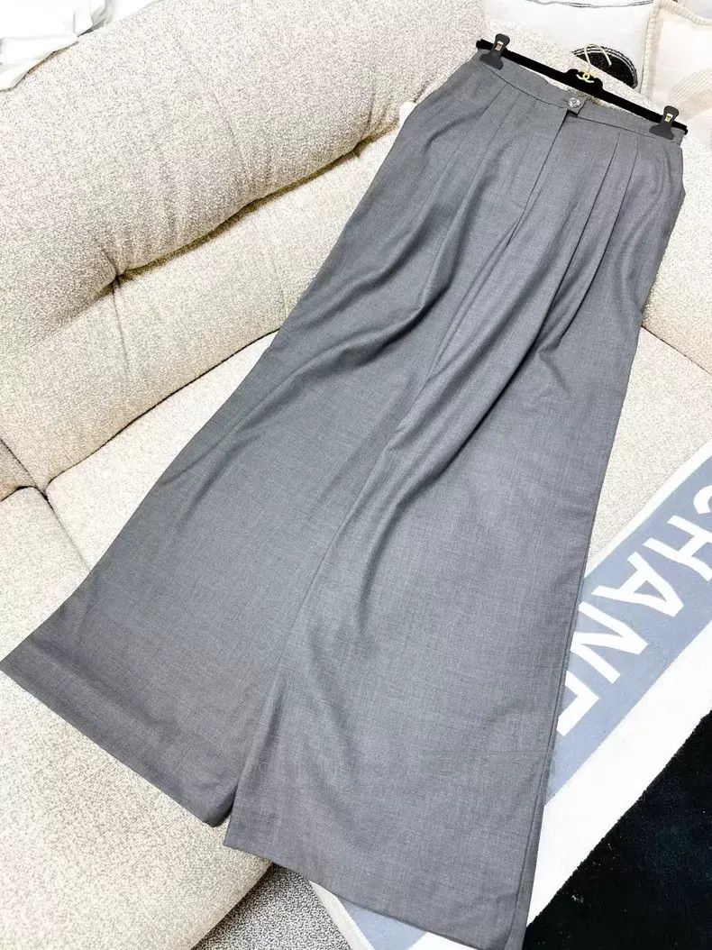 Chanel Chanel 22C early spring gray suit trousers Size 24" / US 00 / IT 34 - 2 Thumbnail