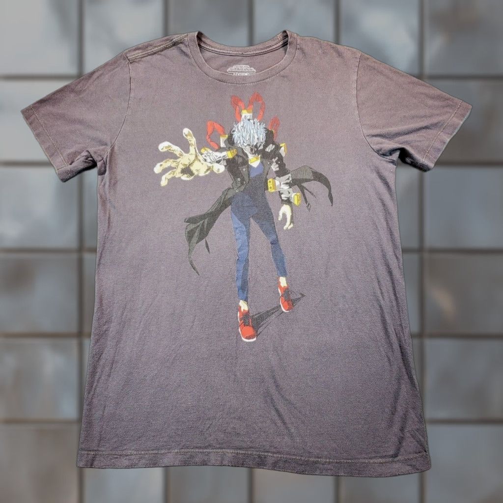 J Brand My Hero Academia Shirt Adult M Funimation Brand Gray Short Sleeve Anime Cotton T-Shirt Mens Graphic Tee Size US M / EU 48-50 / 2 - 1 Thumbnail