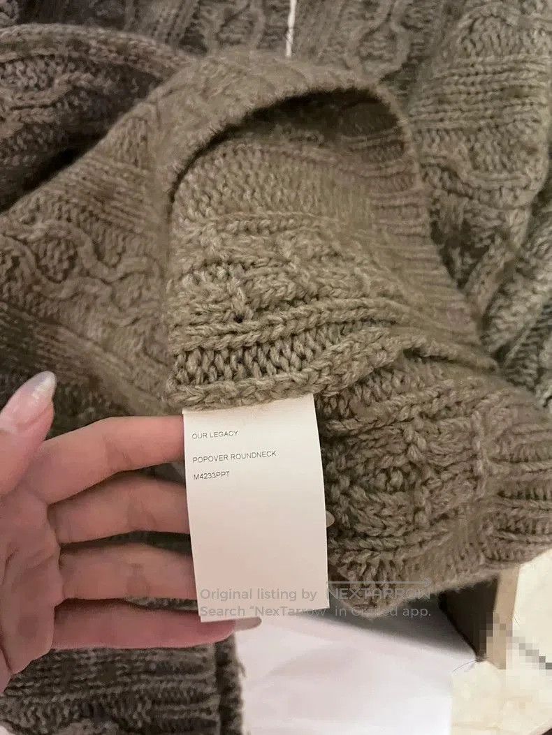 Our Legacy Our Legacy Knitted Sweater in Neutral Shade. Size US M / EU 48-50 / 2 - 3 Thumbnail