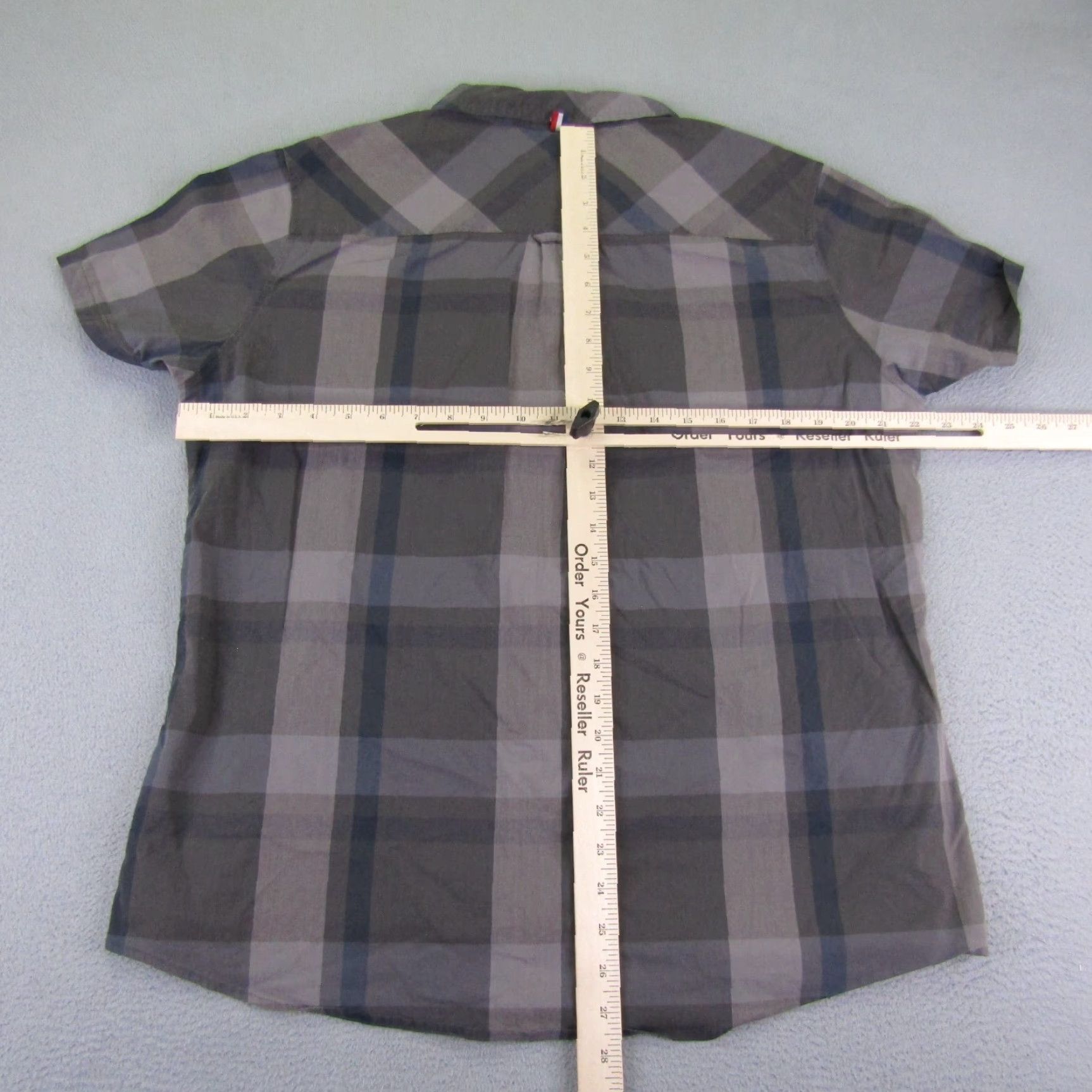Vintage VINTAGE Red Bull Shirt Womens XL Gray Plaid Full Zip Up Work Top Button-Up Casual Outdoors Size XL / US 12-14 / IT 48-50 - 5 Thumbnail
