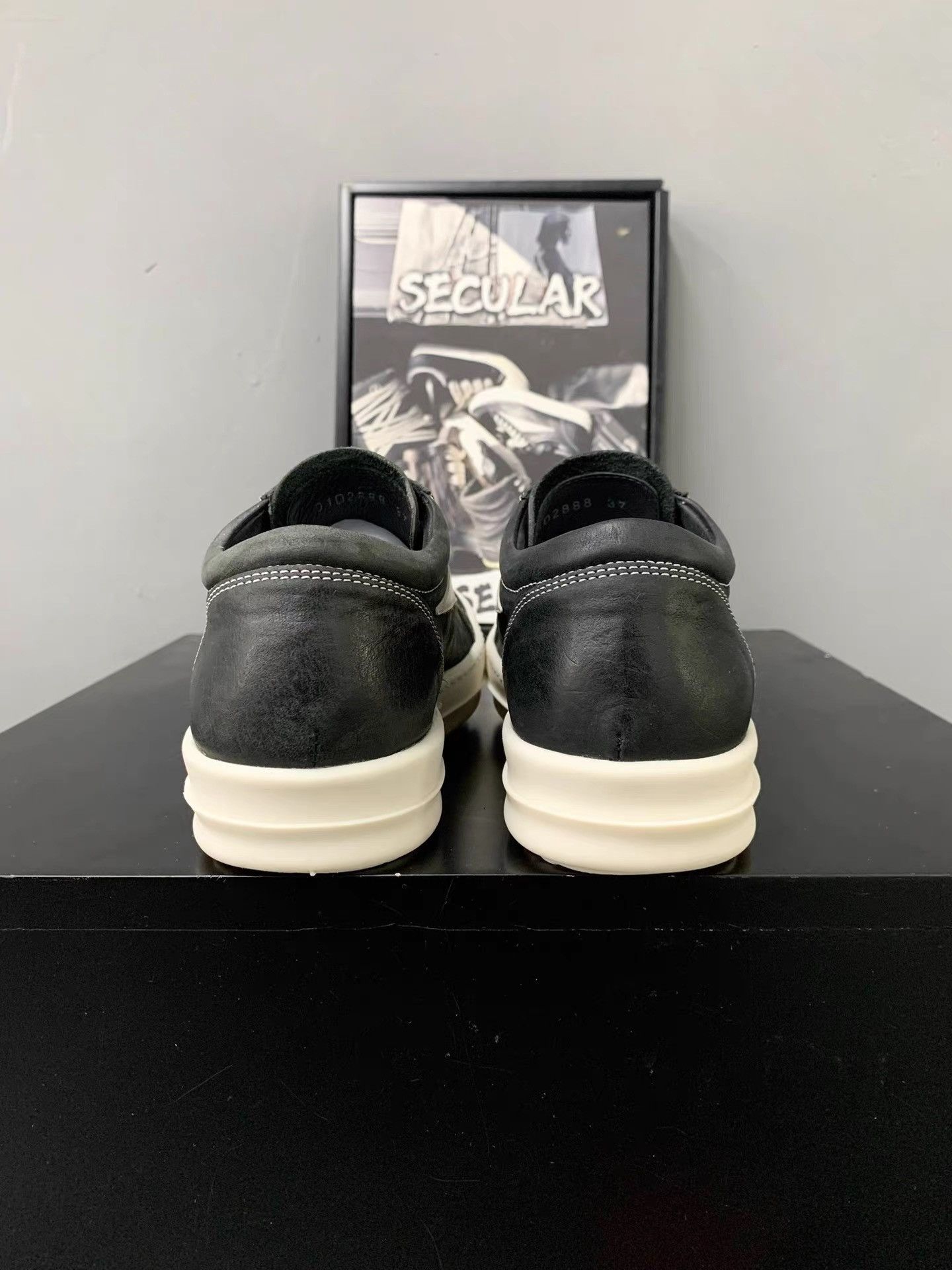 Rick Owens Rick Owens 24SS Mainline Leather Vans K34 Size US 7 / IT 37 - 7 Thumbnail