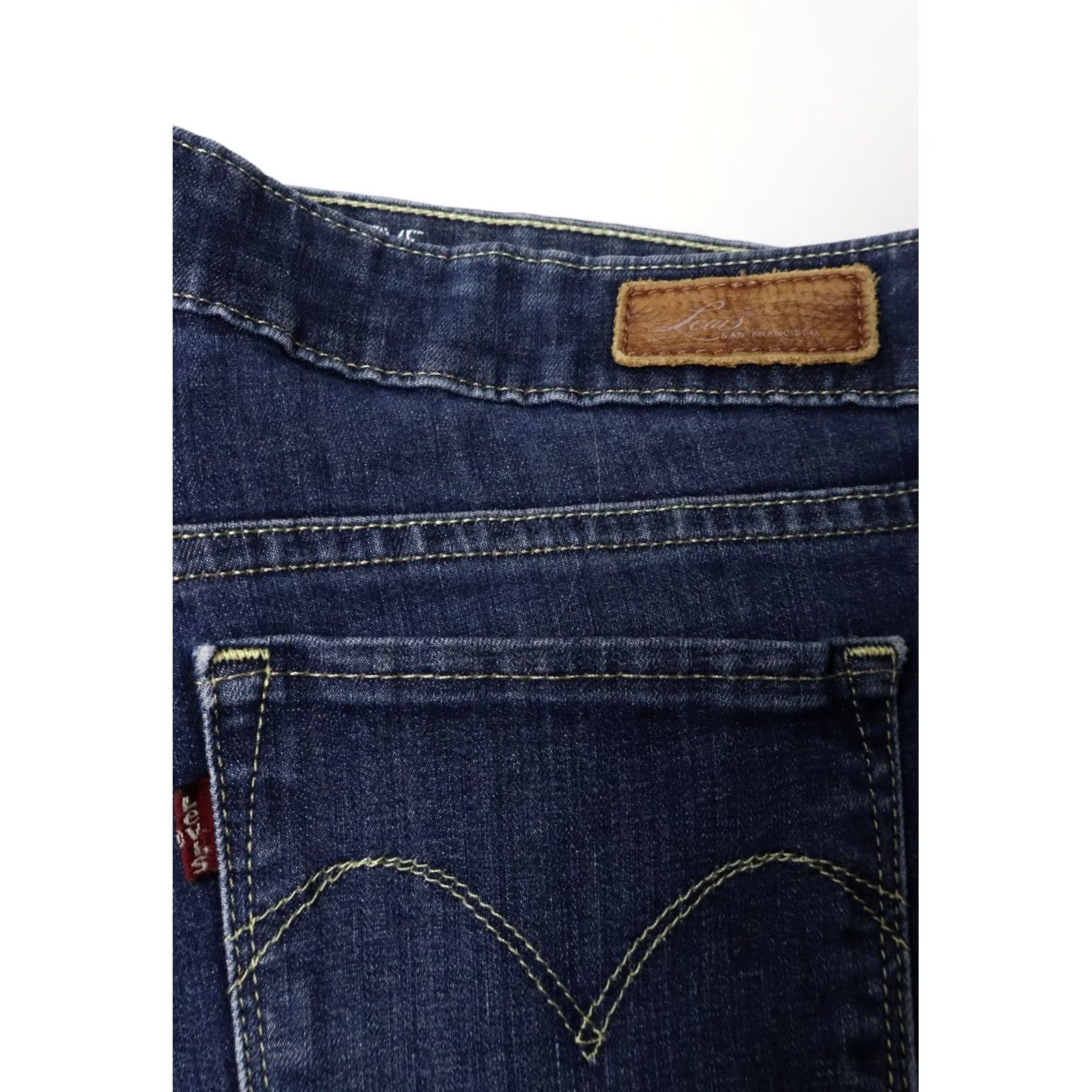 Levi's Levi's Slight Curve Skinny Jeans Women's W29/L32 Vintage Blue Zip Fly Stretchy Jeans Size 29" - 7 Thumbnail