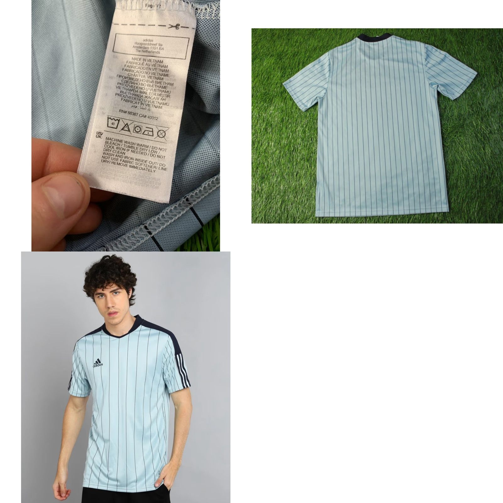 Adidas ADIDAS PERFORMANCE TIRO ORIGINAL 2022 FOOTBALL MEN SHIRT JERSEY M Blue Football T-Shirt Mens 2022 Adidas Tiro Size US M / EU 48-50 / 2 - 8 Thumbnail