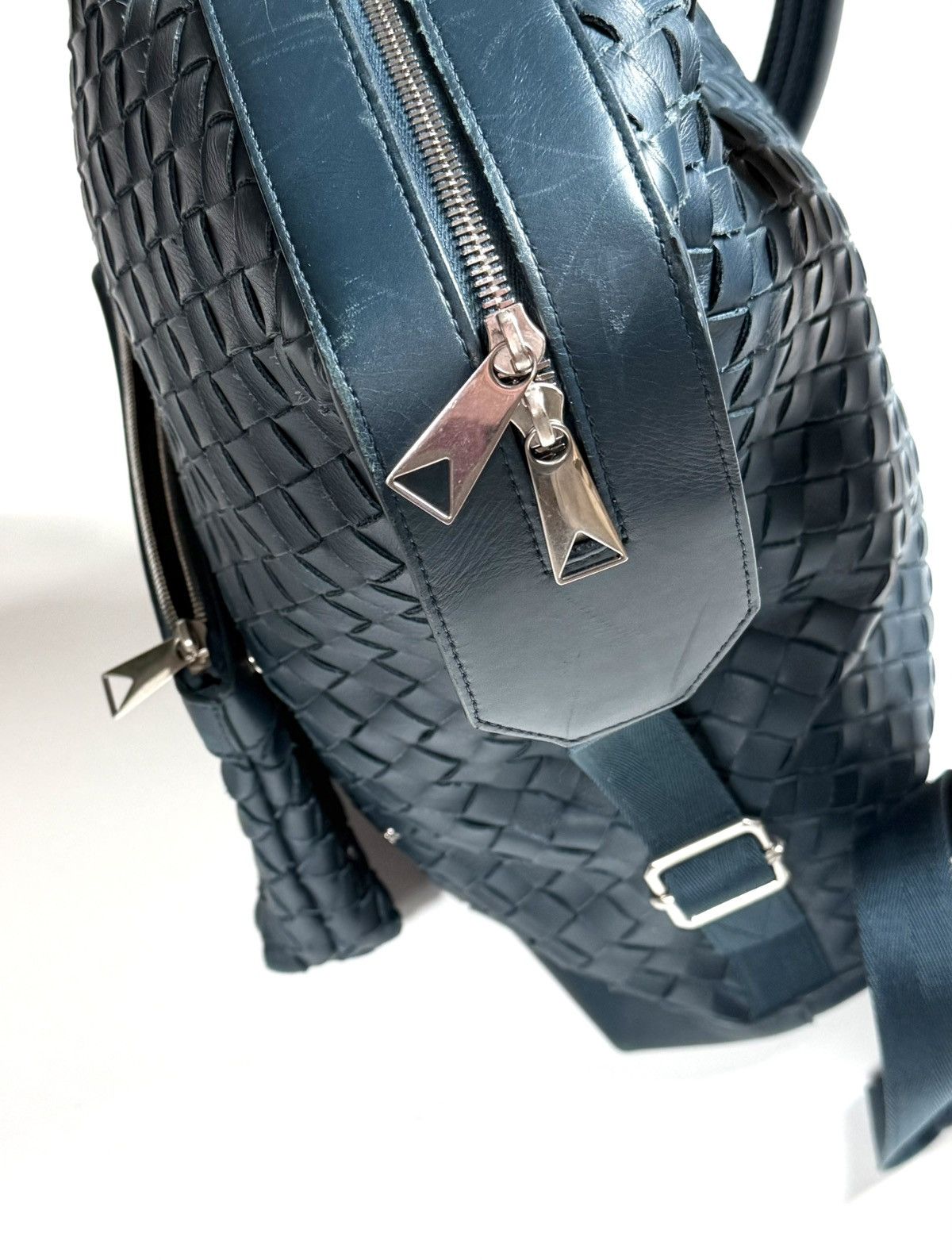 Bottega Veneta Bottega Veneta Intrecciato Leather Backpack Size ONE SIZE - 9 Thumbnail