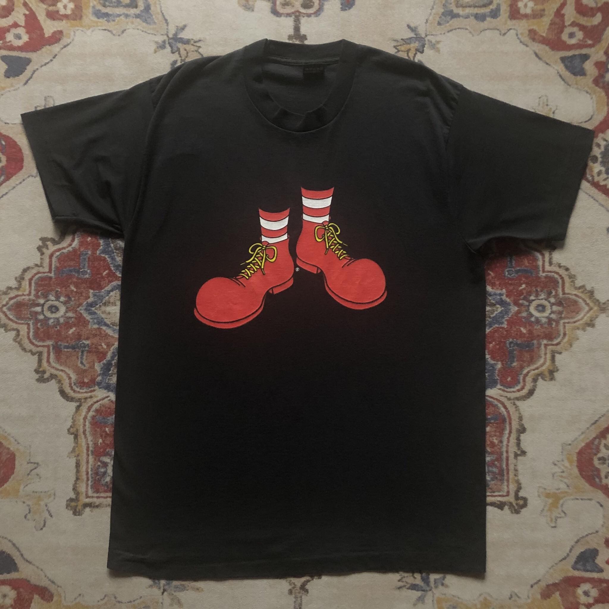 image of Vintage 90's Mcdonalds Shirt in Black, Men's (Size XL)