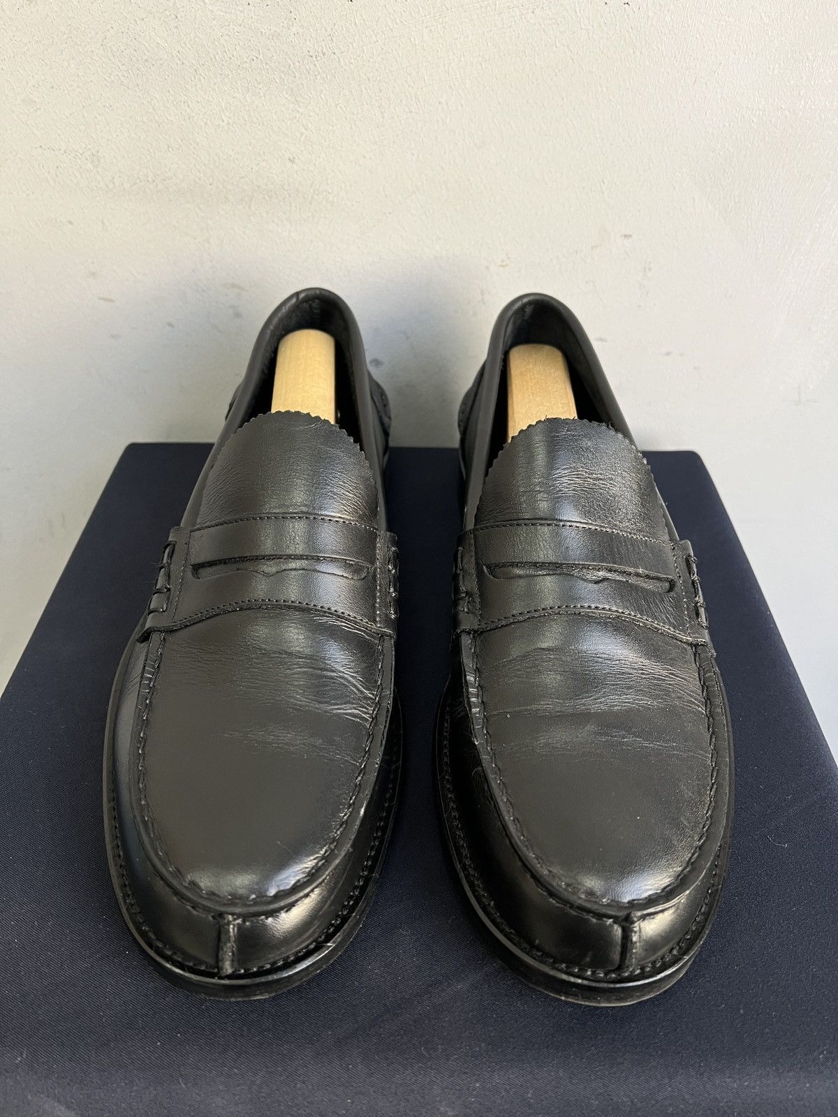 Japanese Brand Rare streetwear leather loafers England style y2k Size US 8.5 / EU 41-42 - 4 Thumbnail