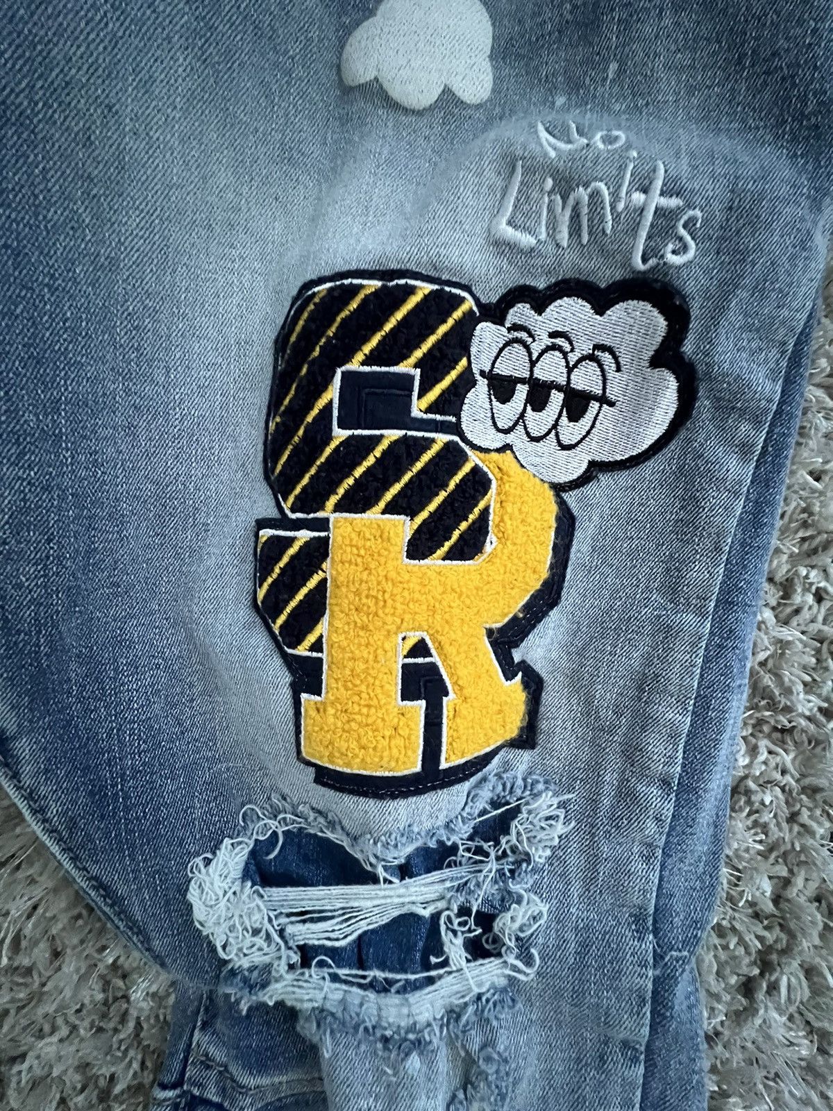 Designer × Purple No limit jeans Size US 38 / EU 54 - 3 Thumbnail