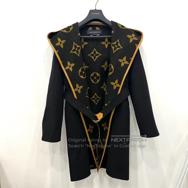 Louis Vuitton Louis Vuitton Old-print wool overcoat Size XS / US 0-2 / IT 36-38 - 1 Thumbnail