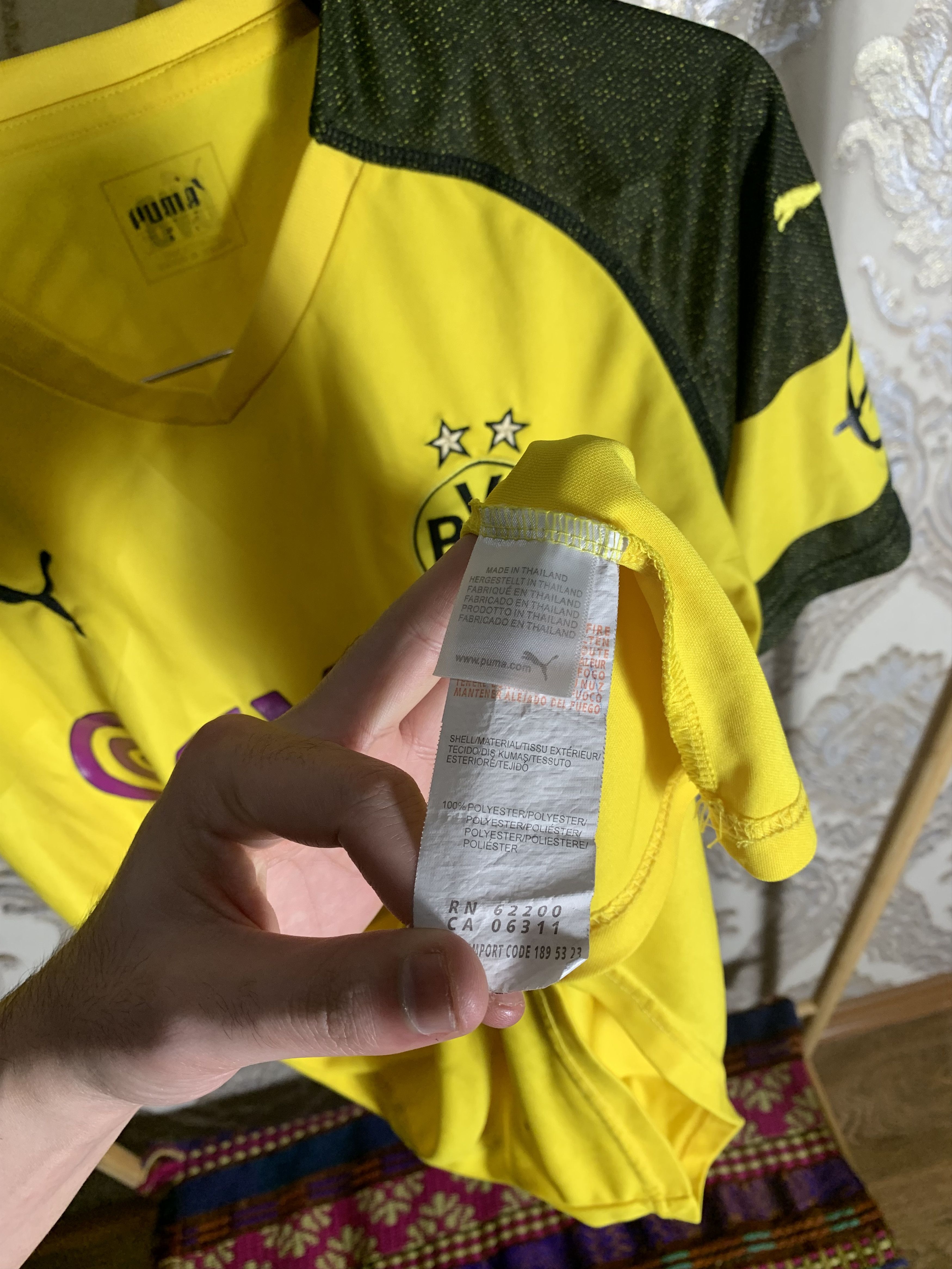 Puma VINTAGE PUMA FC BORUSSIA DORTMUND GERMANY SOCCER JERSEY Y2K Size US S / EU 44-46 / 1 - 5 Thumbnail