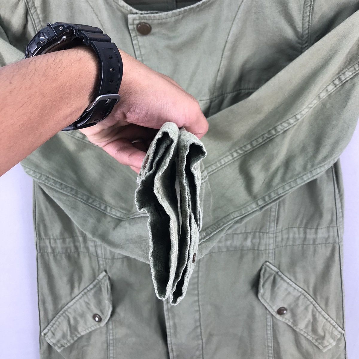 ADAM ET ROPE Vintage Adam Et Rope Military Inspired Long Jacket Size XS / US 0-2 / IT 36-38 - 12 Thumbnail