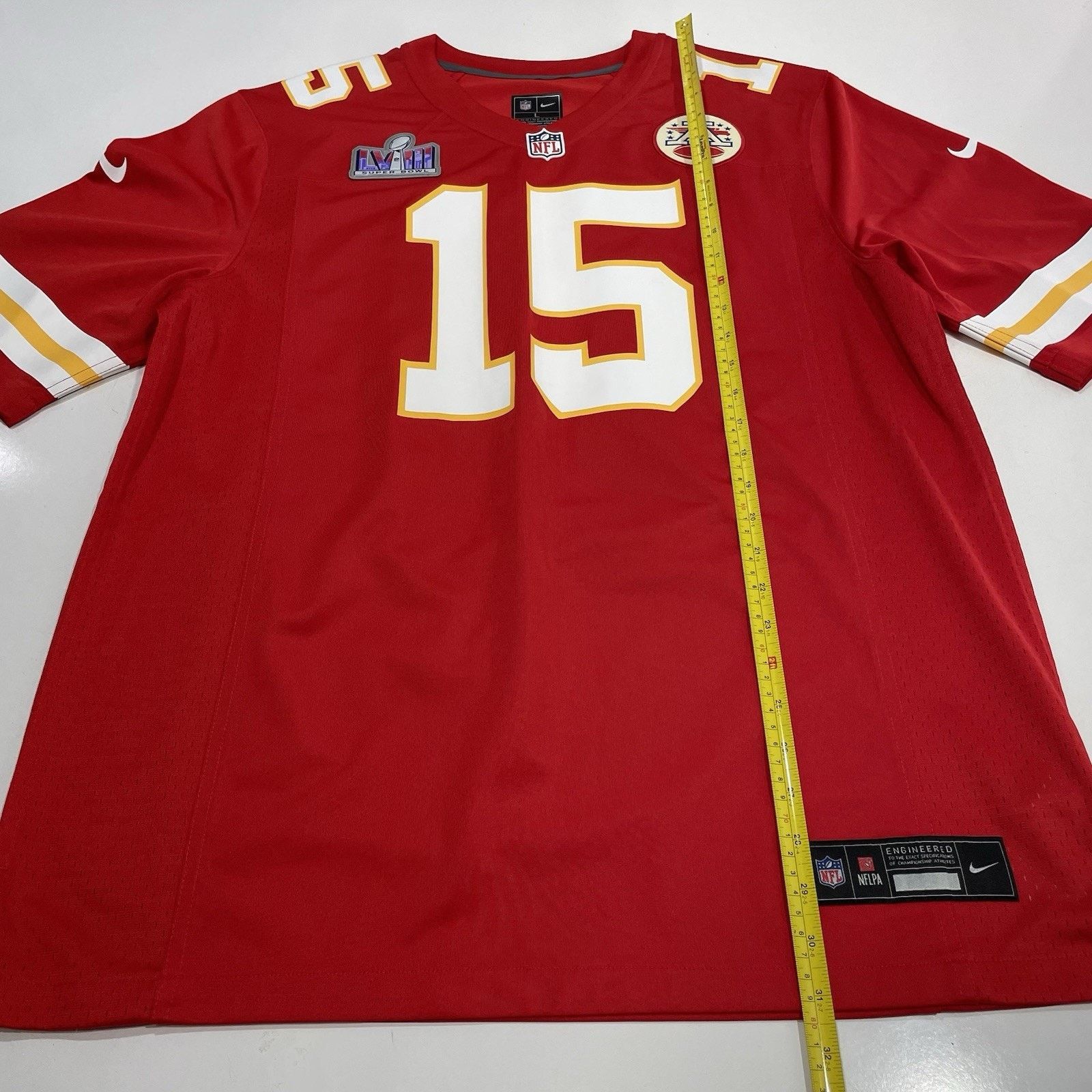 Nike Patrick Mahomes Chiefs Nike NFL Jersey Super Bowl 58 Red Size US M / EU 48-50 / 2 - 6 Thumbnail