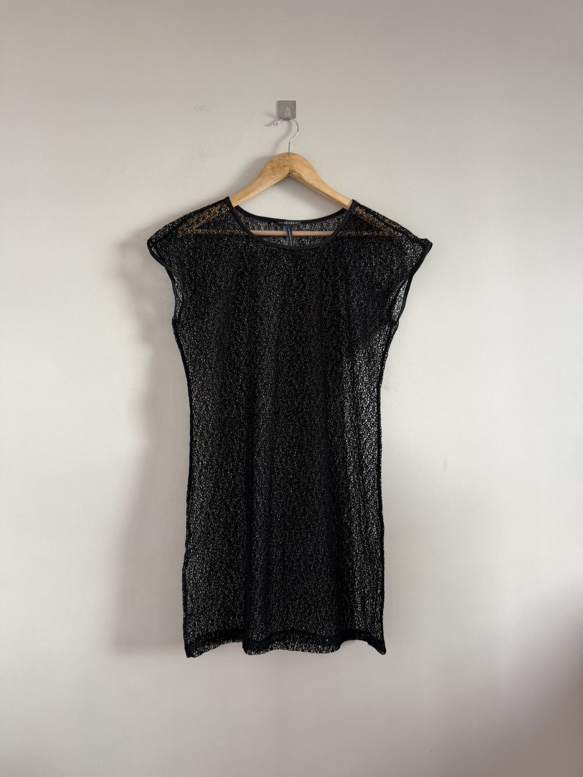 Sarah Pacini Sarah Pacini Sheer Mesh Black Dress Top Size M / US 6-8 / IT 42-44 - 1 Thumbnail