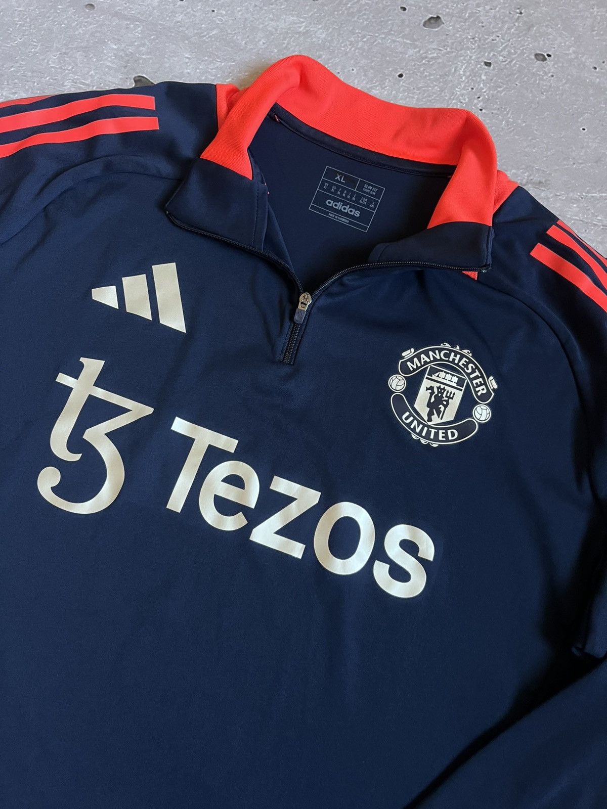 Adidas Men's Wind Top Navy 2024 Manchester United Jersey New XL Size US XL / EU 56 / 4 - 3 Thumbnail
