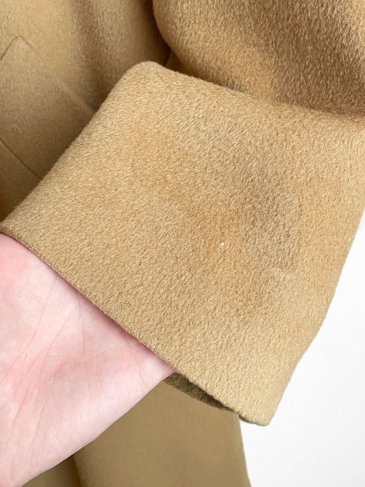 Celine Vintage Celine Paris Camel Wool Coat Single Breasted Iconic Size XL / US 12-14 / IT 48-50 - 20 Thumbnail
