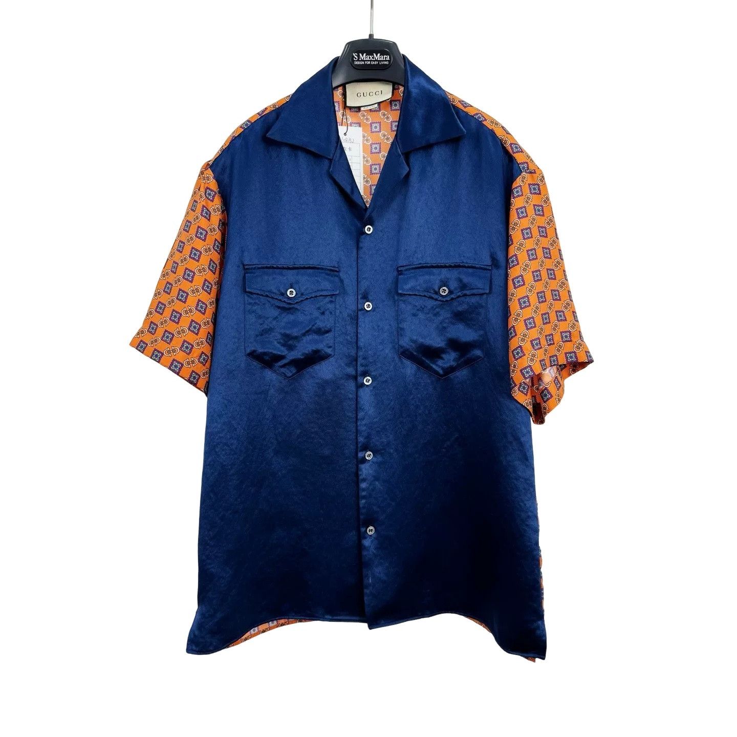 Gucci Gucci Silk Back Print Short Sleeve Shirt EU 46 Size US S / EU 44-46 / 1 - 1 Thumbnail
