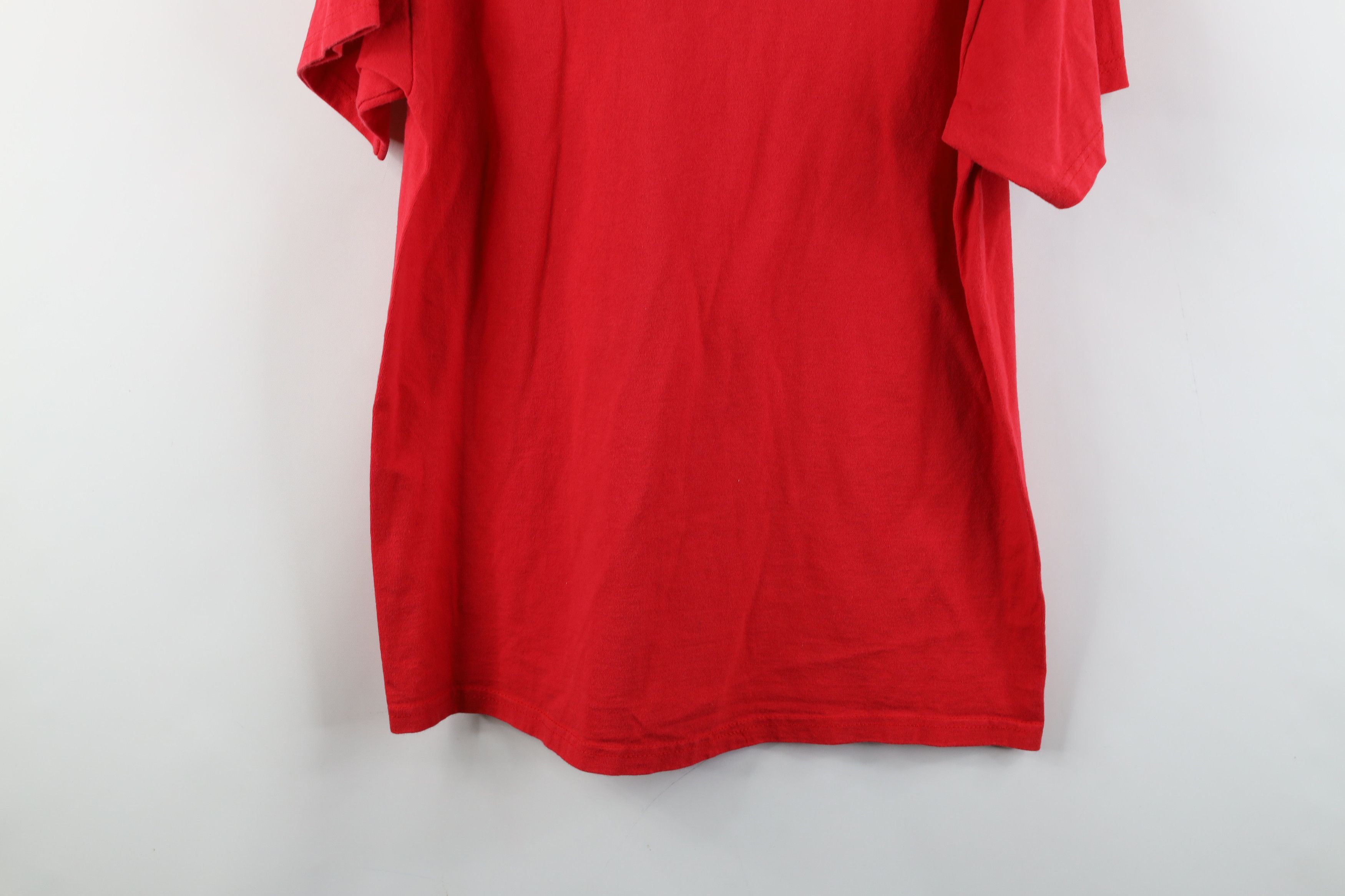 Vintage Vintage 90s Y2K NASCAR Spell Fox FX Television T-Shirt Red Size US M / EU 48-50 / 2 - 9 Thumbnail