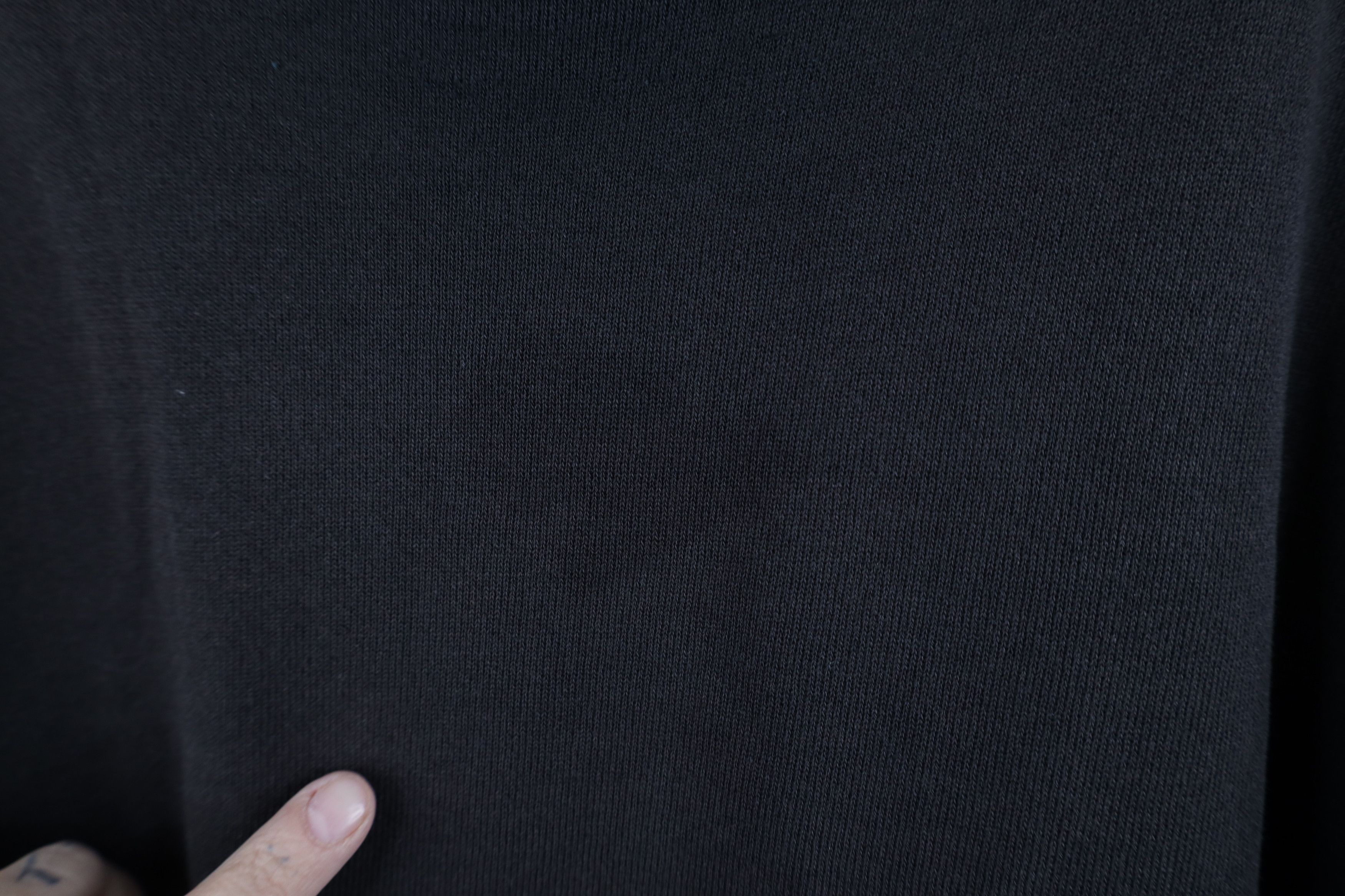 Vintage Vintage 90s Streetwear Blank Crewneck Sweatshirt Black Size US XXL / EU 58 / 5 - 5 Thumbnail