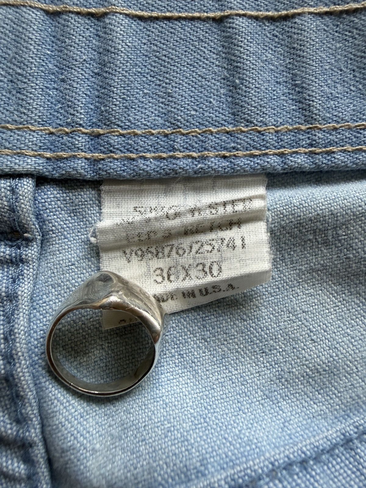 Vintage Vintage 80s Faded Bootcut Denim Jeans Size US 34 / EU 50 - 3 Thumbnail