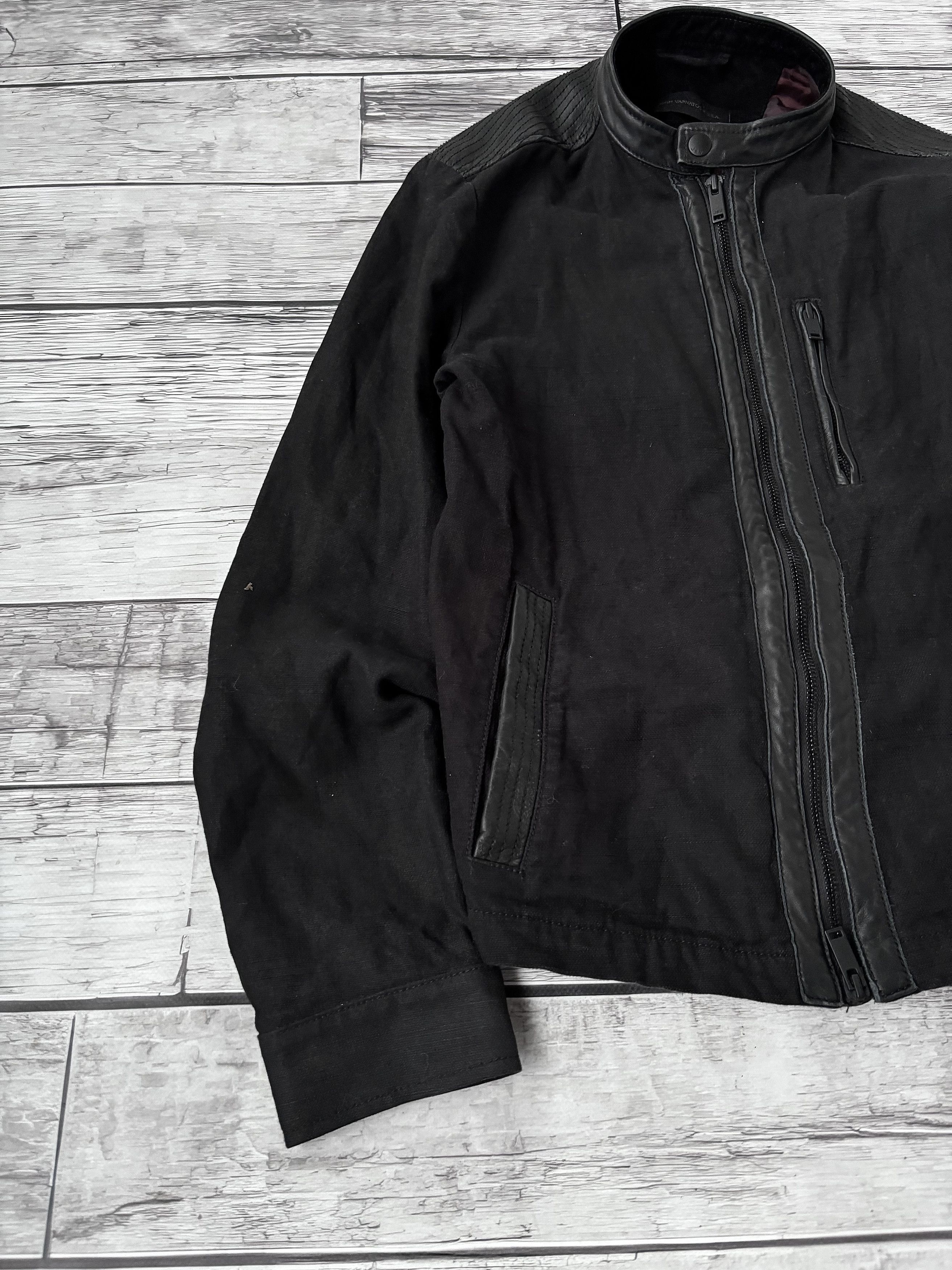 John Varvatos vtg crazy paris vibe John Varvatos Canvas Moto Jacket Size US S / EU 44-46 / 1 - 2 Thumbnail