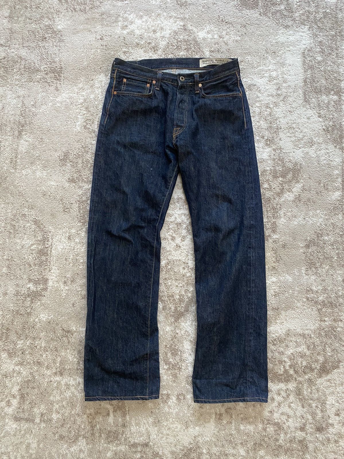 Pre-owned Kapital Blue Hands Selvedge Denim