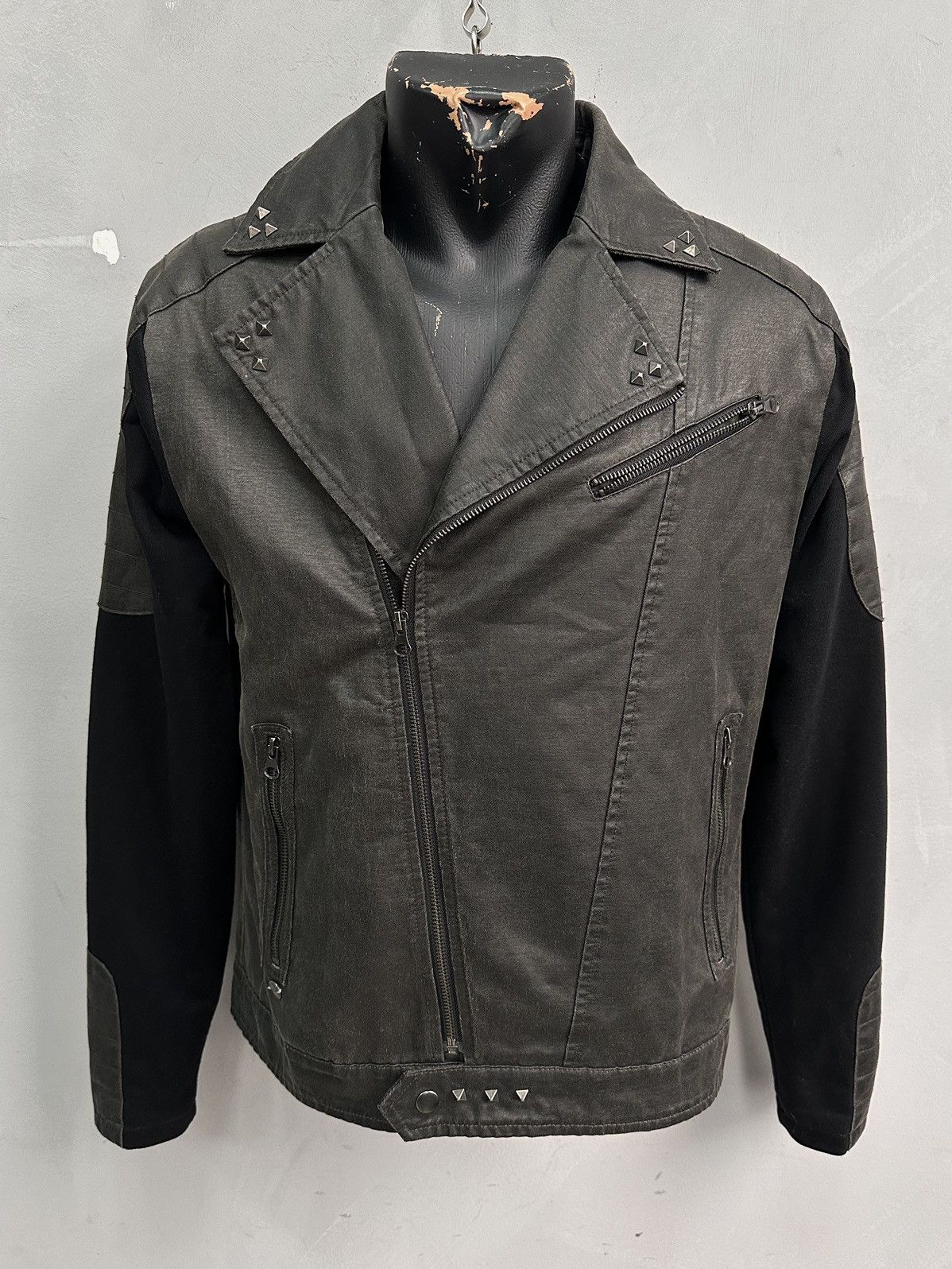 Rare Diesel Style Distressed Napolen Jacket Denim Avantgarde