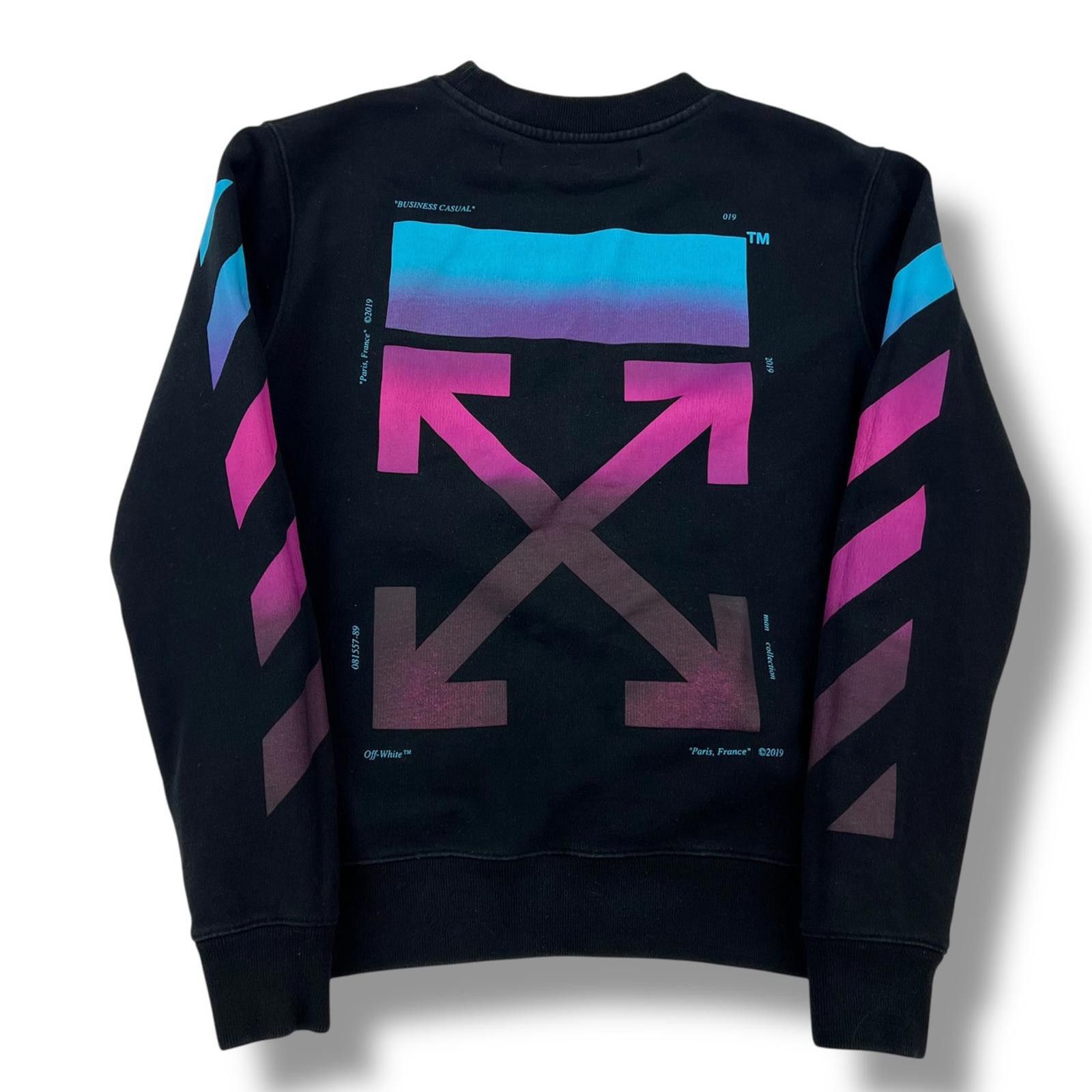 Off-White Off-White Gradient Arrows Sweatshirt Black Size US S / EU 44-46 / 1 - 2 Thumbnail