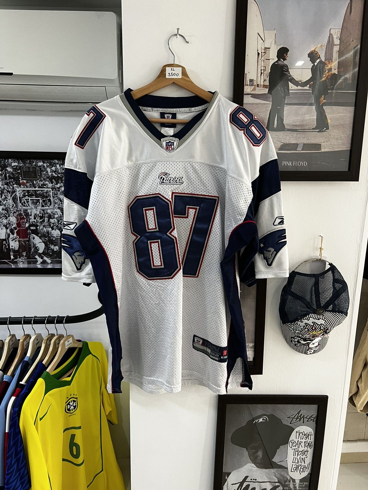 image of Nfl Patriots Gronkowski Jersey in White, Men's (Size Large)