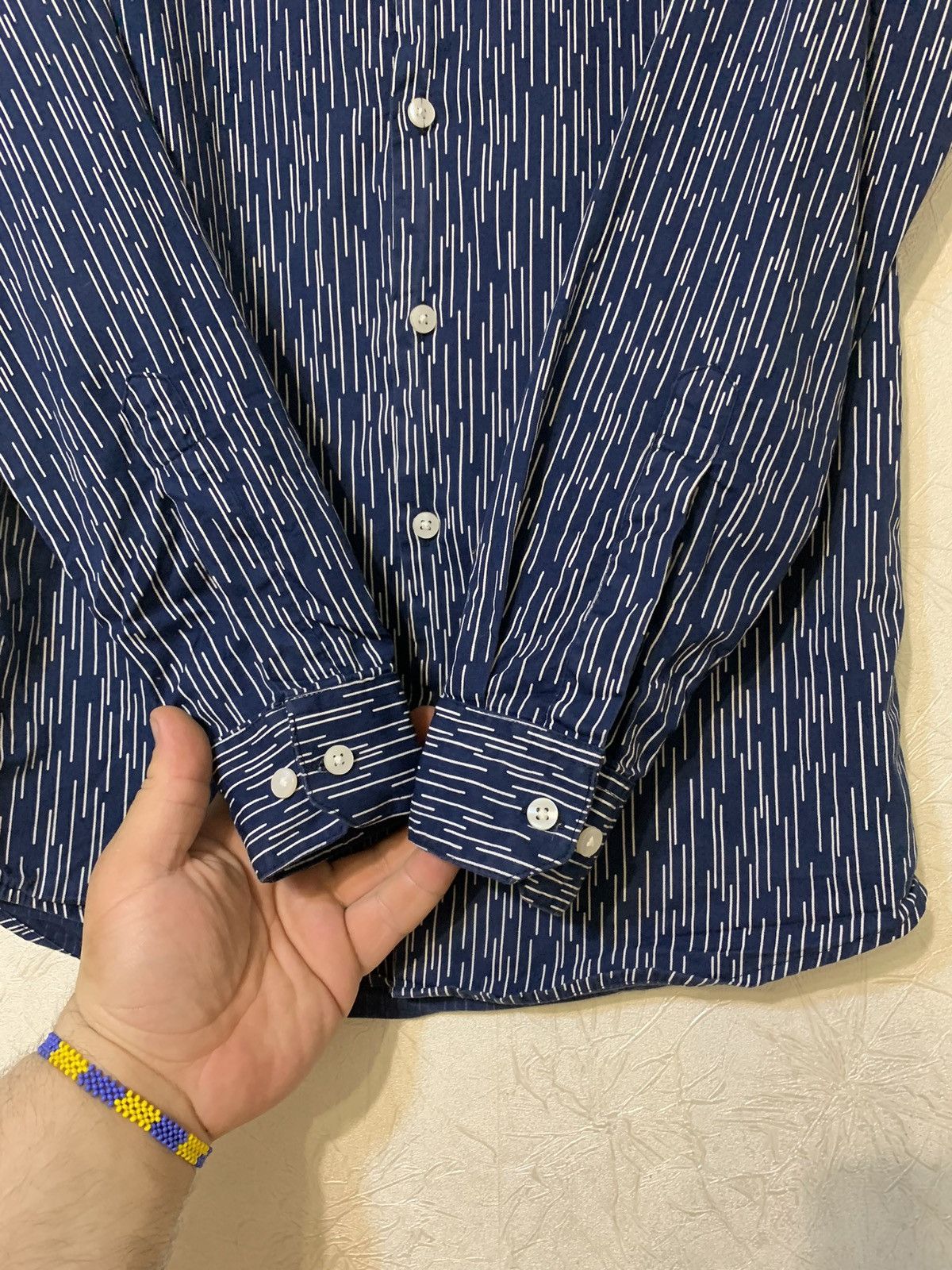 Neil Barrett Neil Barrett Men’s Blue Shirt Button Up Made in Italy Size US S / EU 44-46 / 1 - 5 Thumbnail