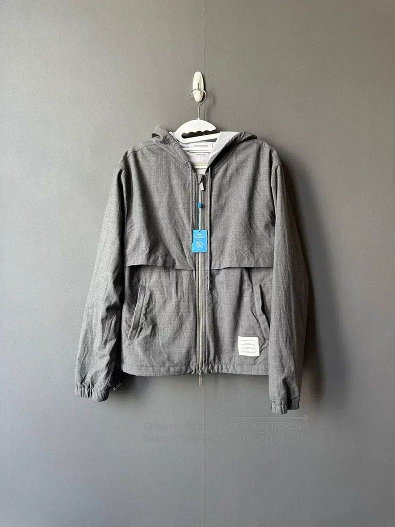 Thom Browne Thom Browne Wool Striped Windbreaker Size US S / EU 44-46 / 1 - 1 Thumbnail