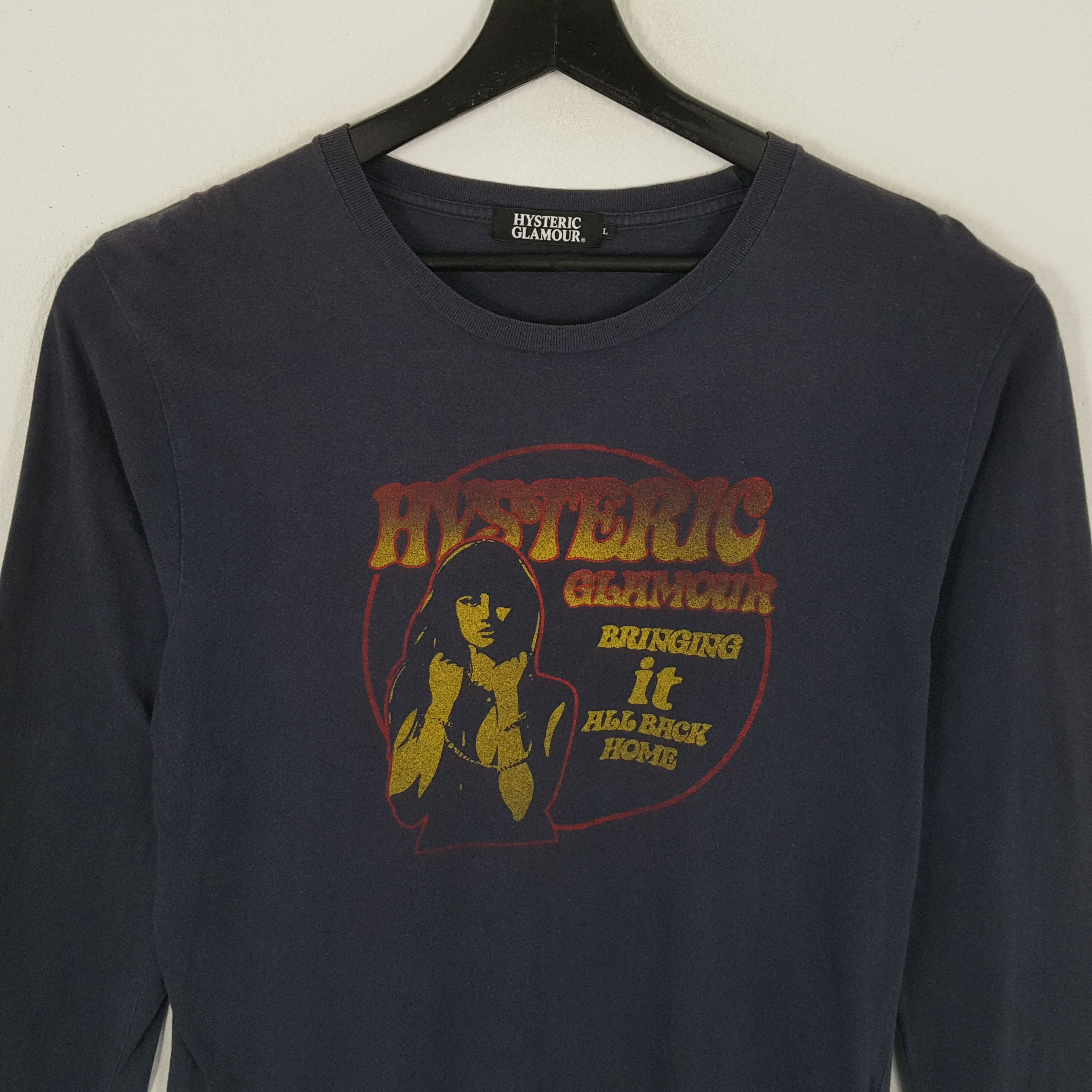 Hysteric Glamour × Japanese Brand × Vintage HYSTERIC GLAMOUR Japanese Brand Streetwear Style Tshirt Size US M / EU 48-50 / 2 - 2 Thumbnail