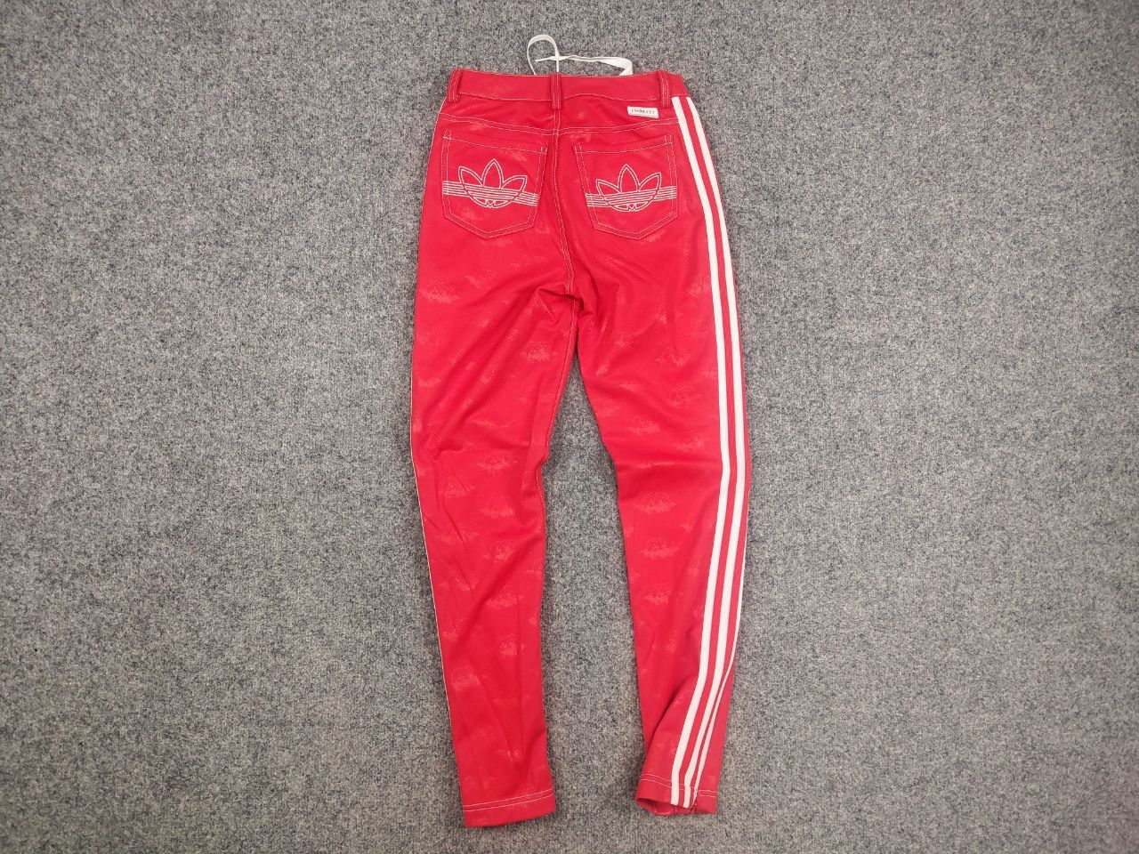 Adidas Adidas Originals x Fiorucci Retro 3-Stripe Red Track Pants Size 30" / US 8 / IT 44 - 8 Thumbnail